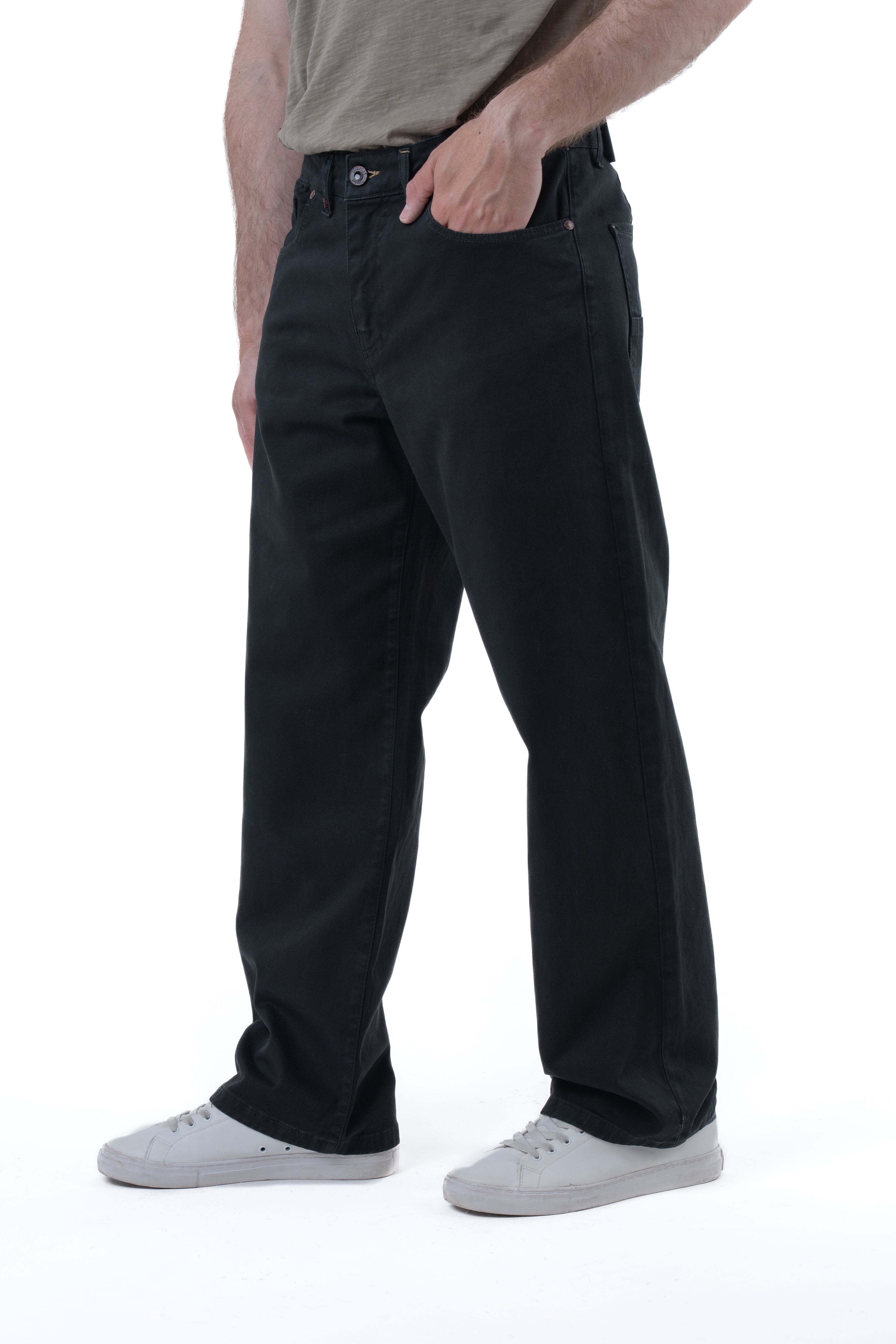 Loose Dick Cotton Trousers Black FW24/25