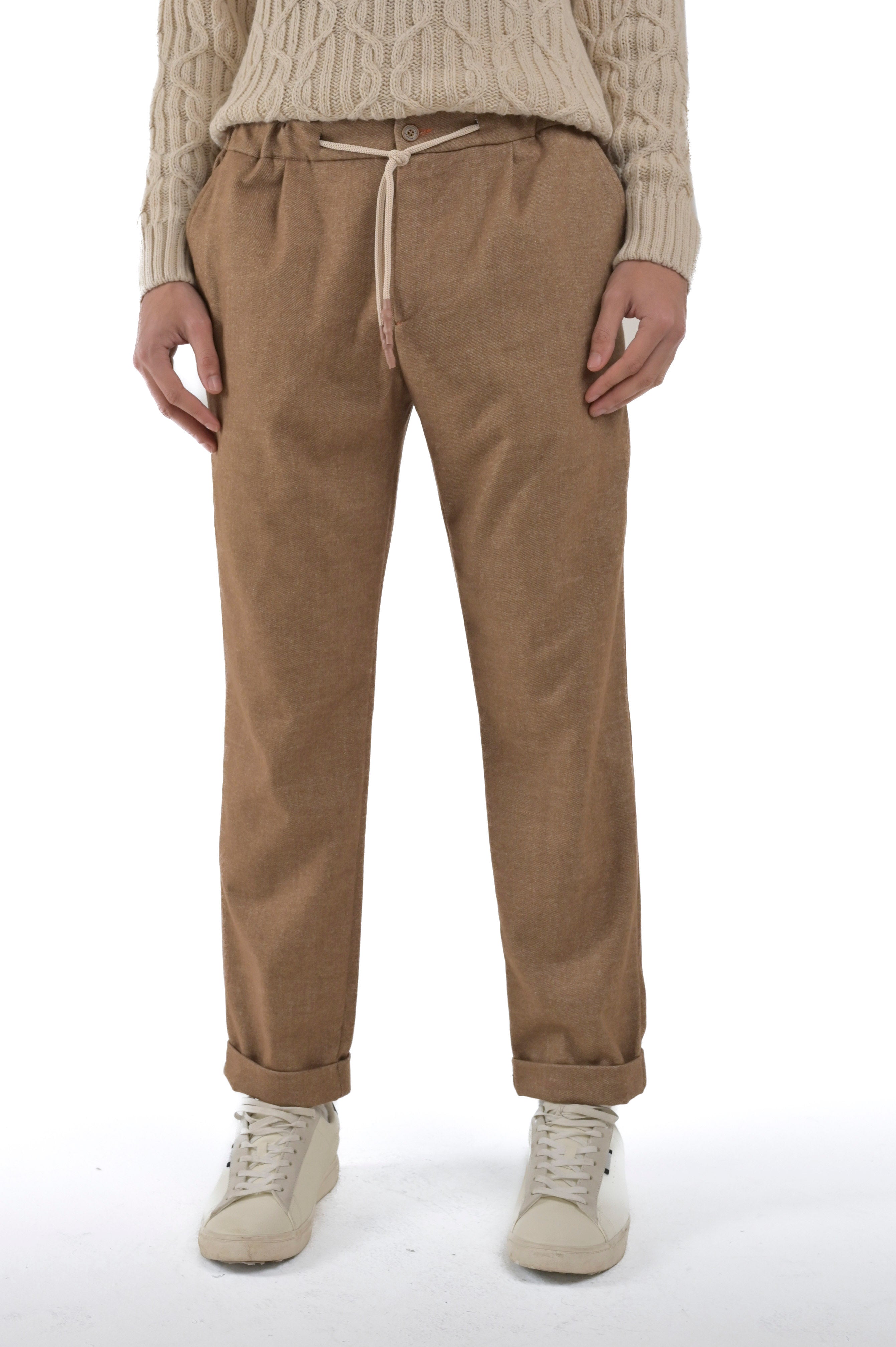 Pantaloni classici tapered Net Amarino FW24/25