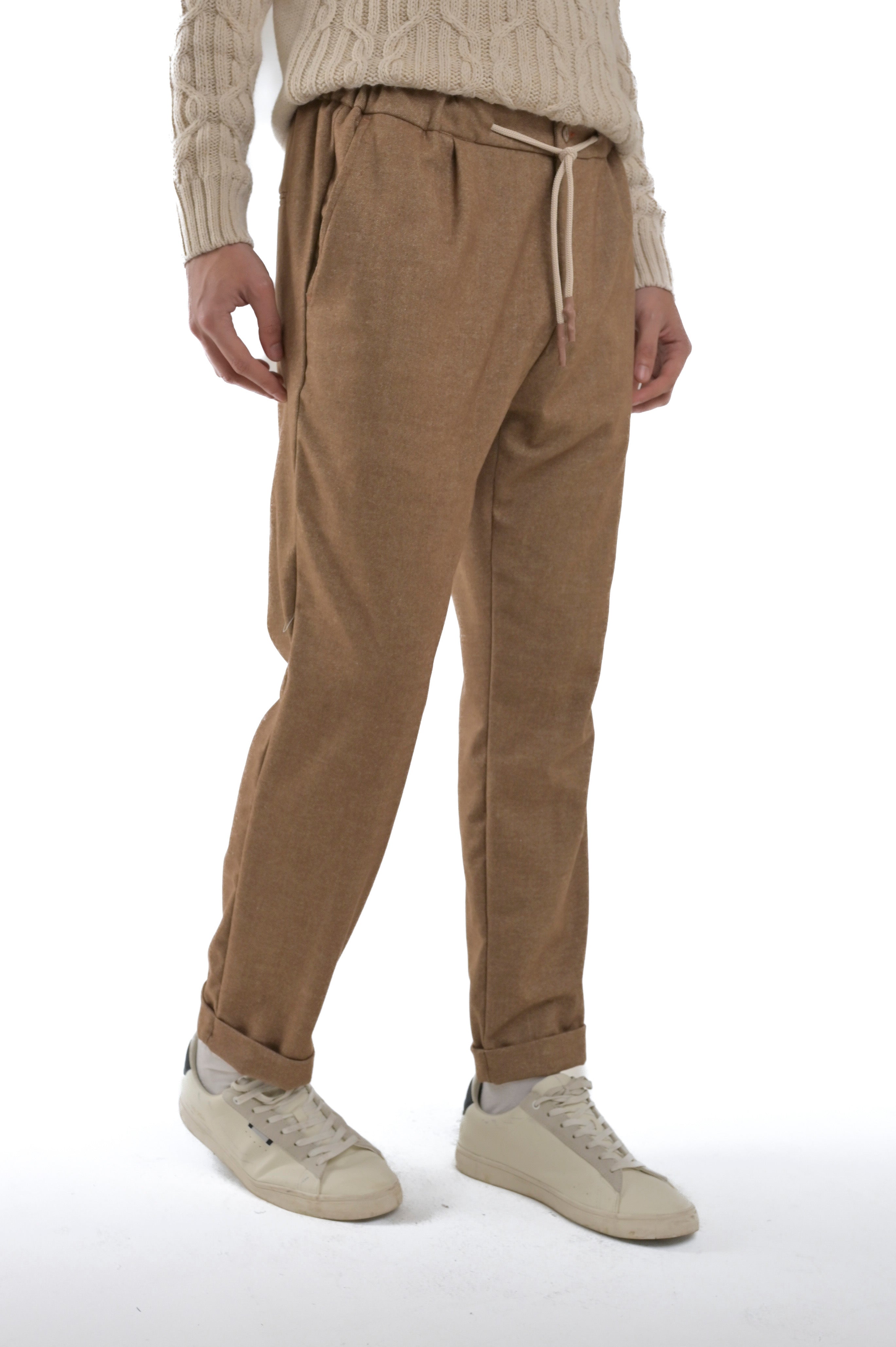 Pantaloni classici tapered Net Amarino FW24/25