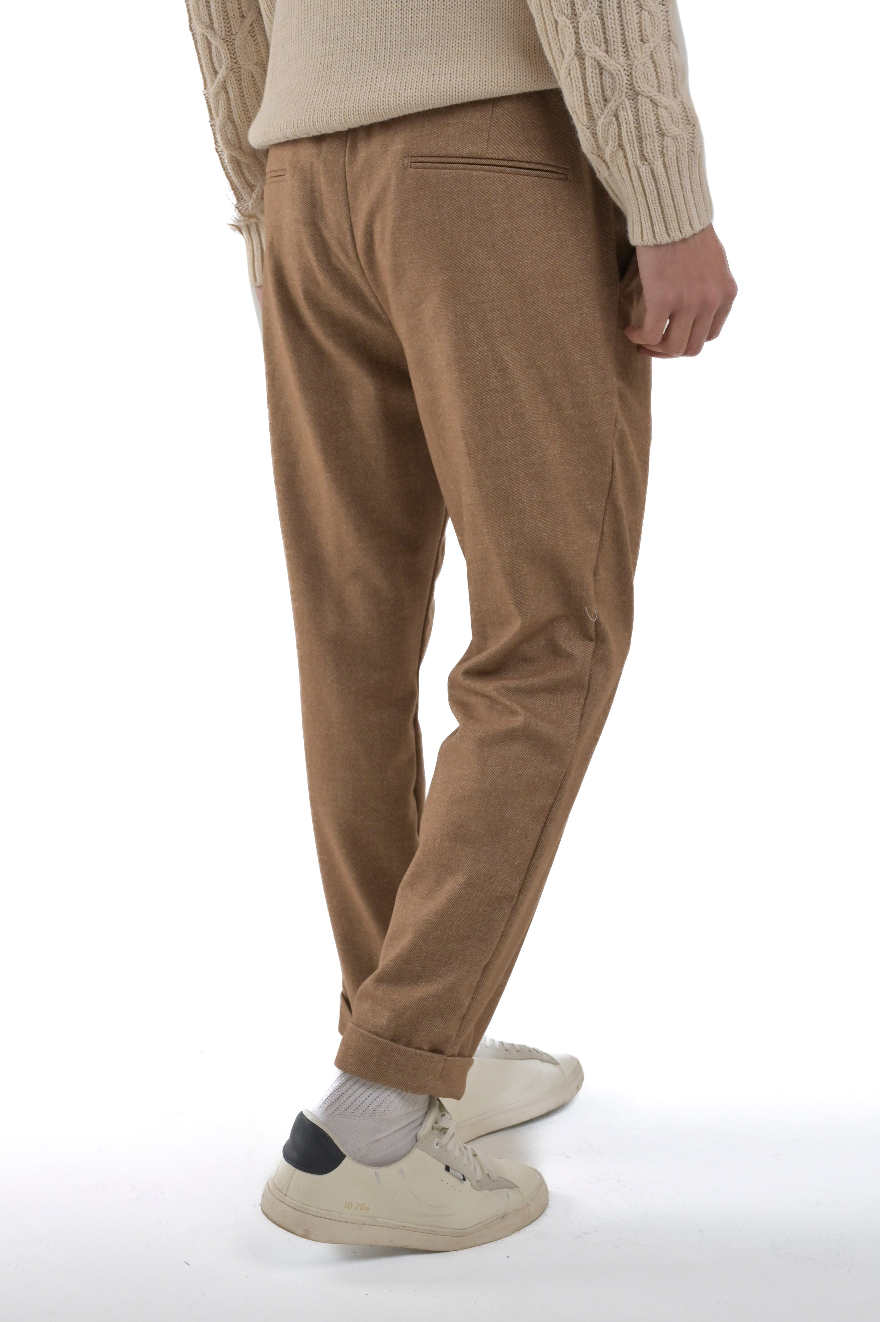 Pantaloni classici tapered Net Amarino FW24/25