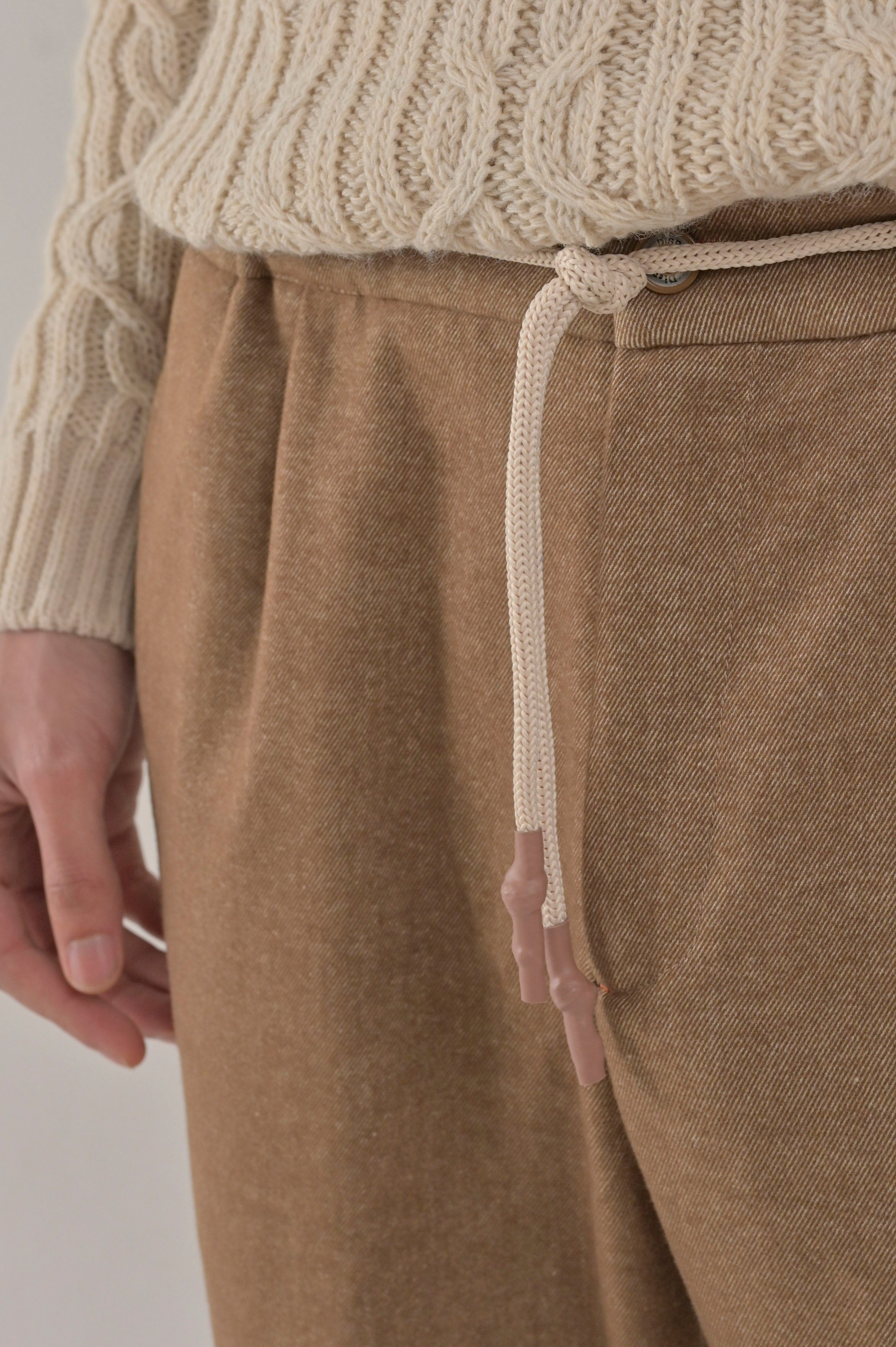 Pantaloni classici tapered Net Amarino FW24/25