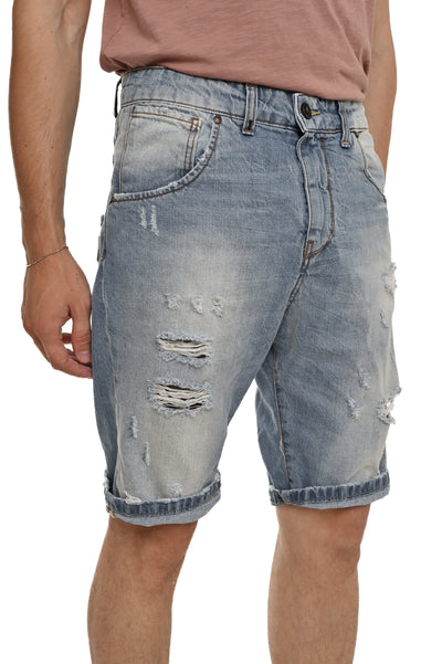 GIS PRE24 SS24 regular denim shorts