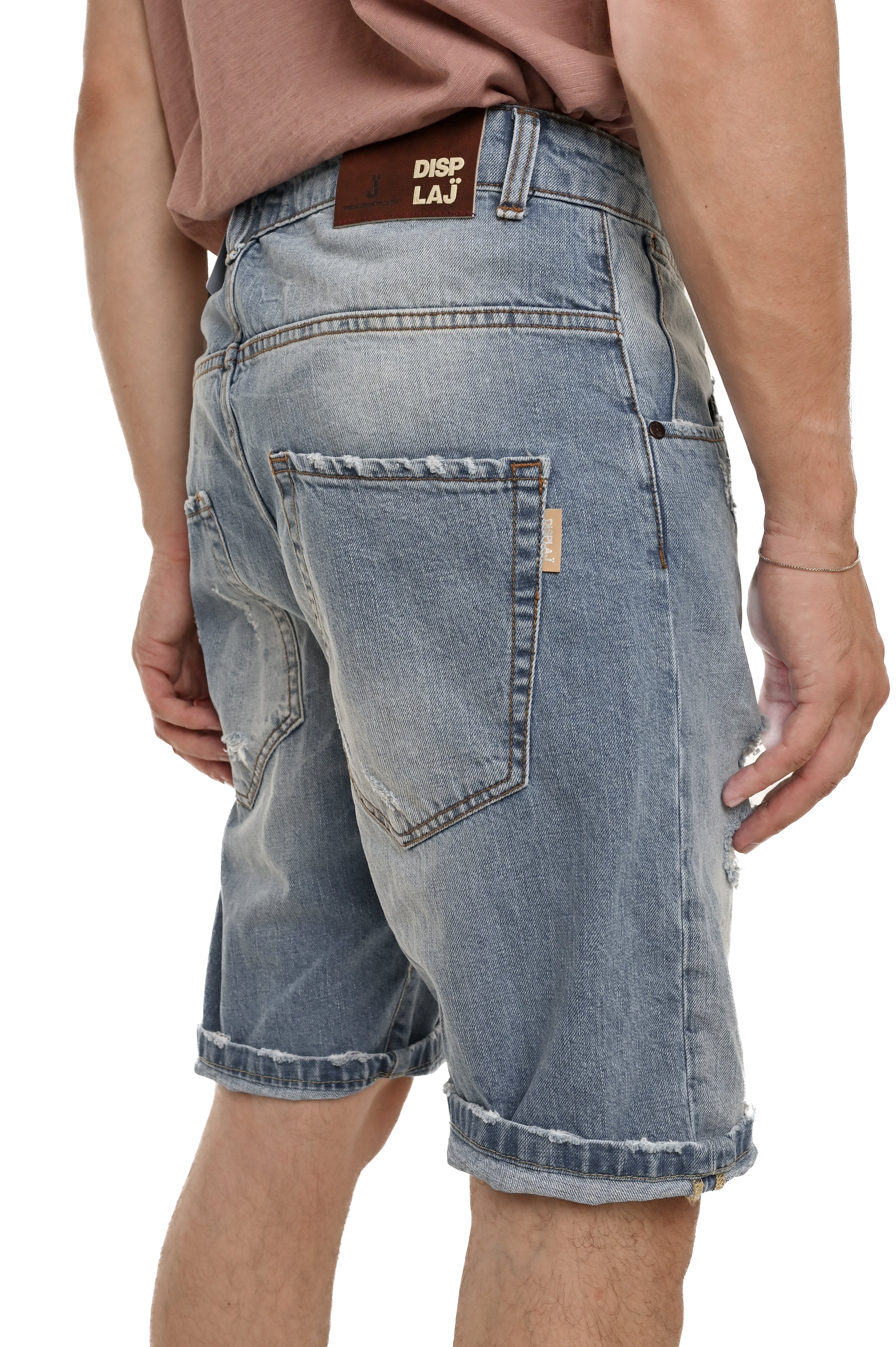 GIS PRE24 SS24 regular denim shorts