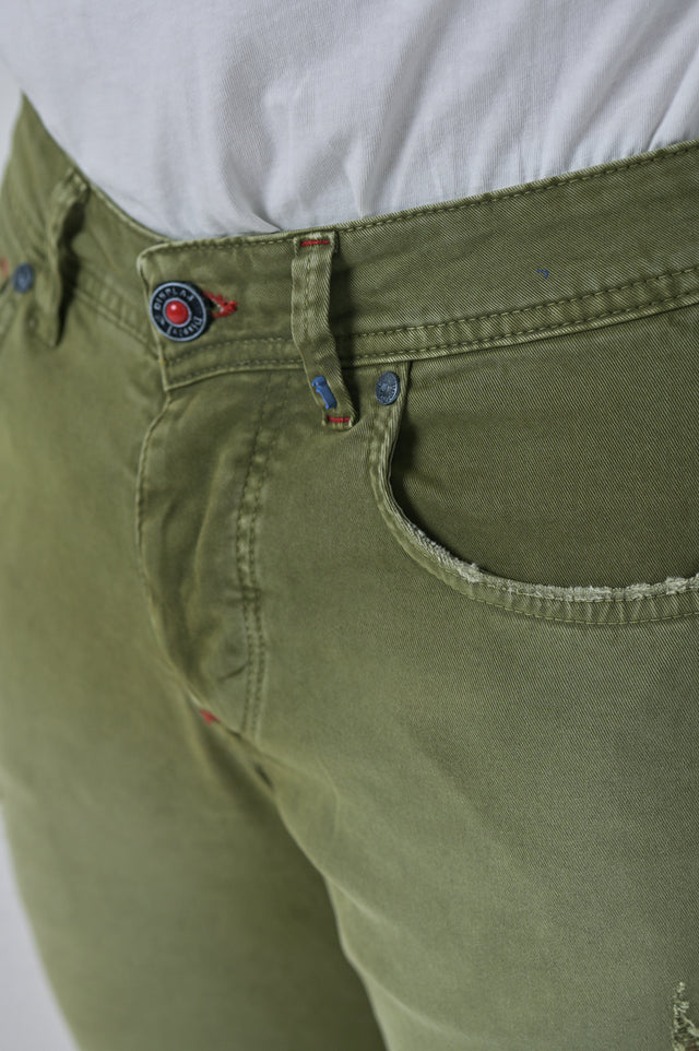 Pantaloni uomo in cotone slim fit AI 5124 in vari colori - Displaj