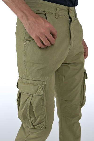 Pantaloni in cotone slim Marktas verde SS26