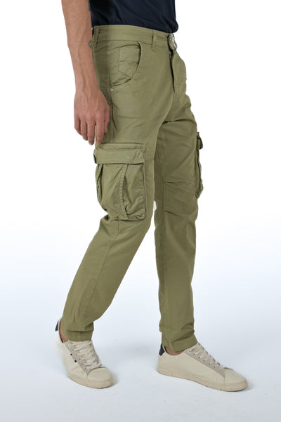 Pantaloni in cotone slim Marktas verde SS26