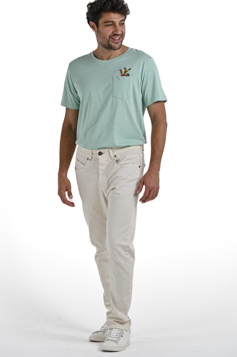 Pantaloni in cotone regular Kong DRL SS24