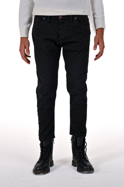 Pantaloni in cotone slim Life Bull FW23/24