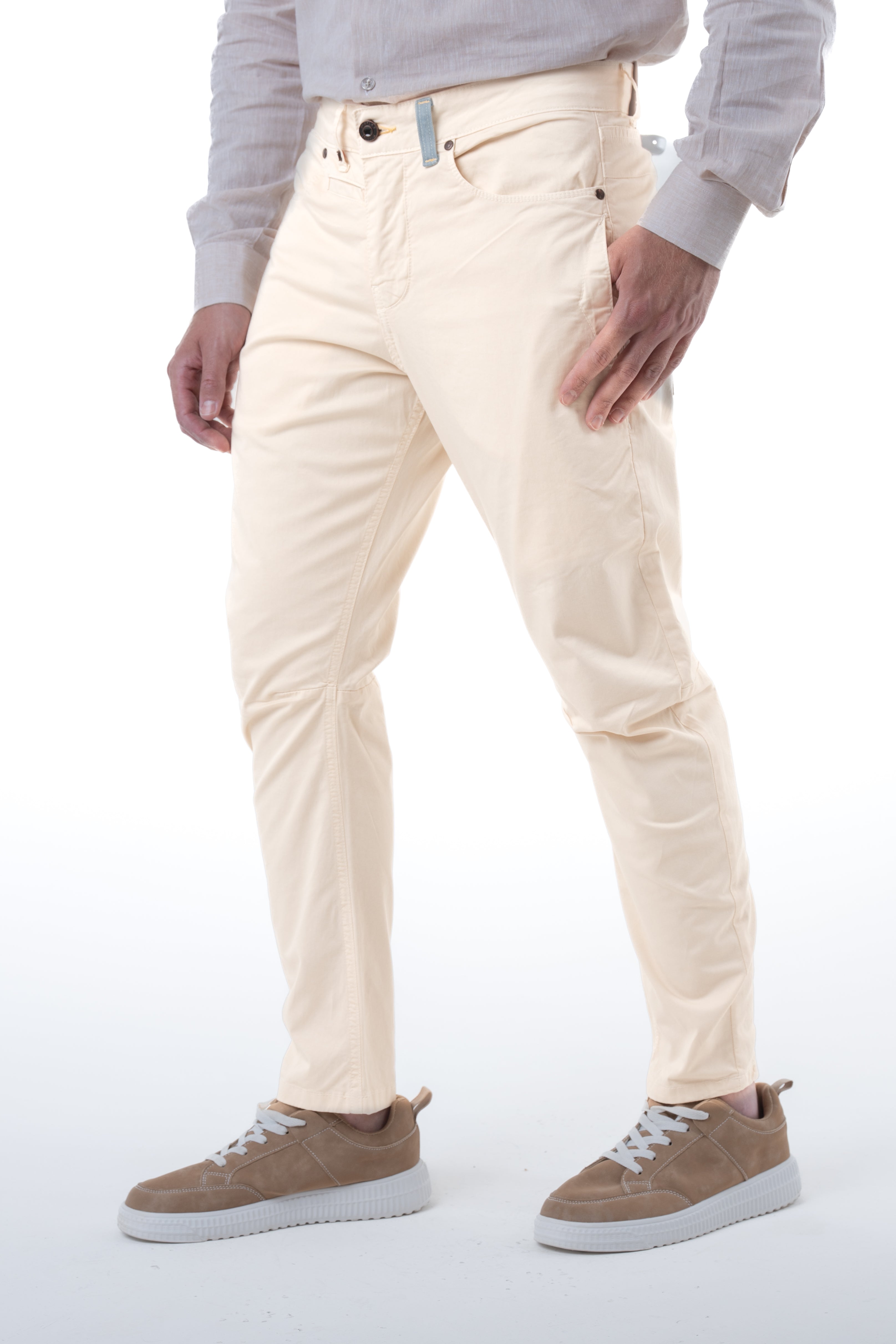 Pantaloni in cotone Tapered Vertigo SS25