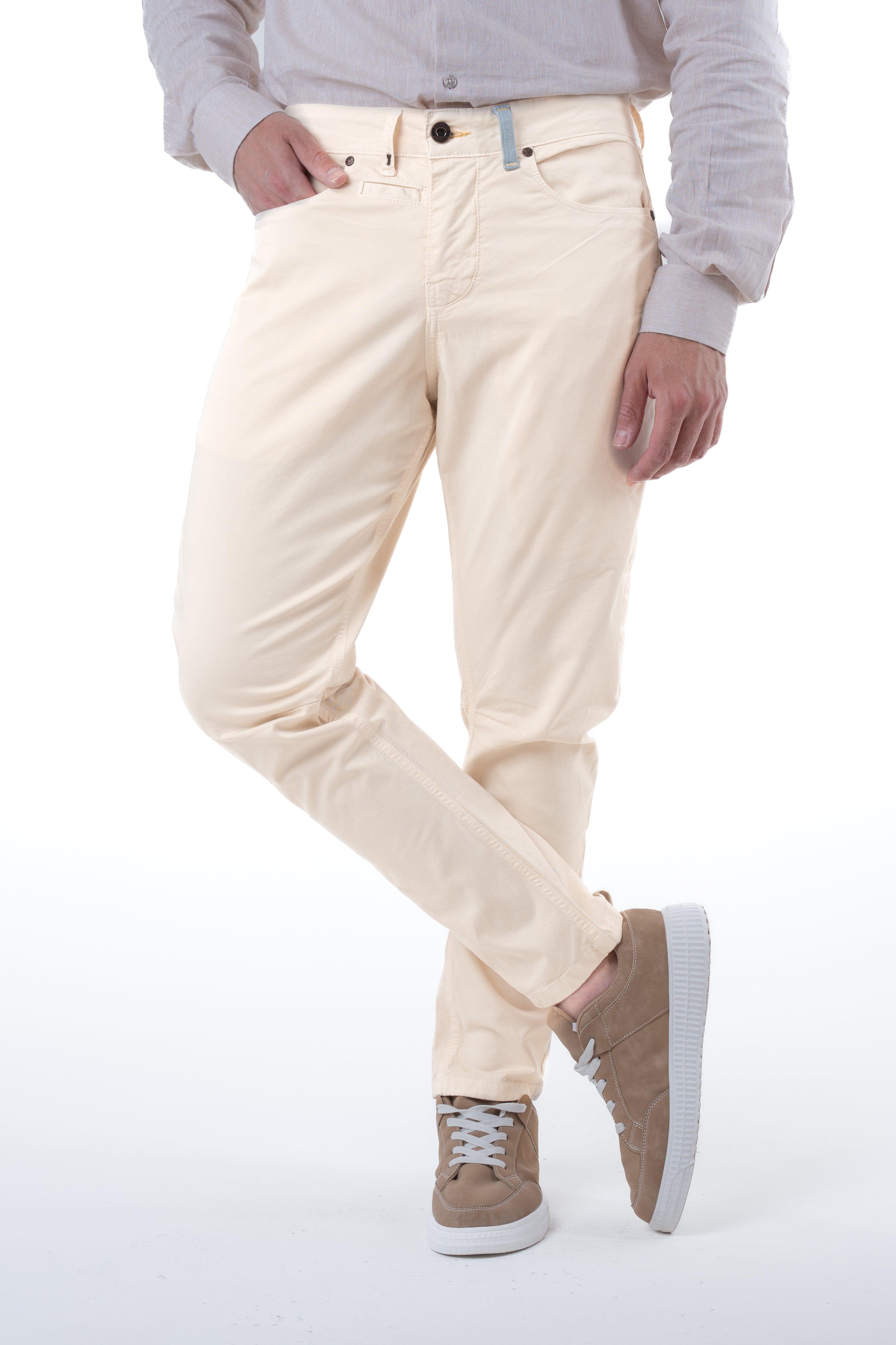 Pantaloni in cotone Tapered Vertigo SS25
