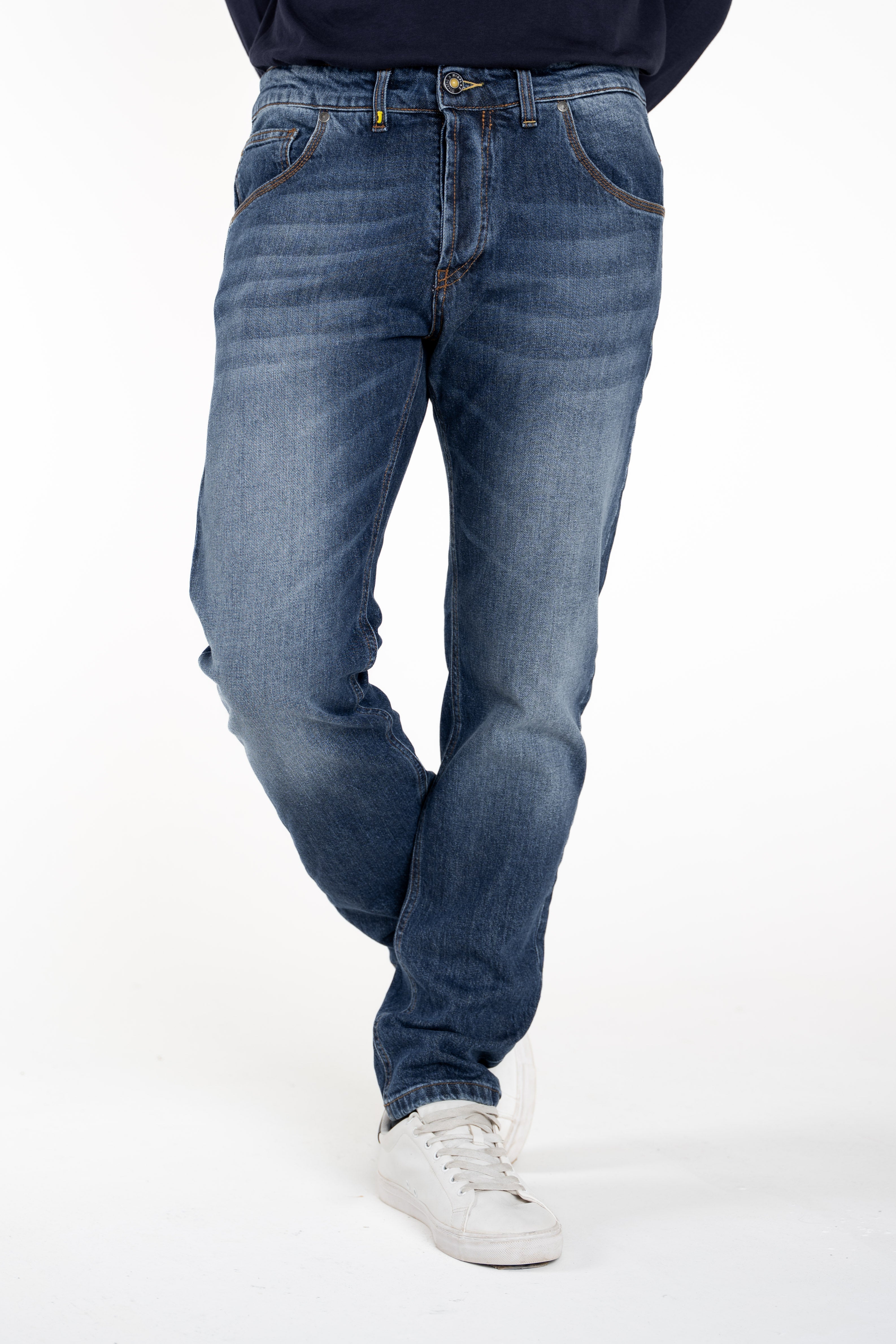 Jeans regular Guzman Music Scuro