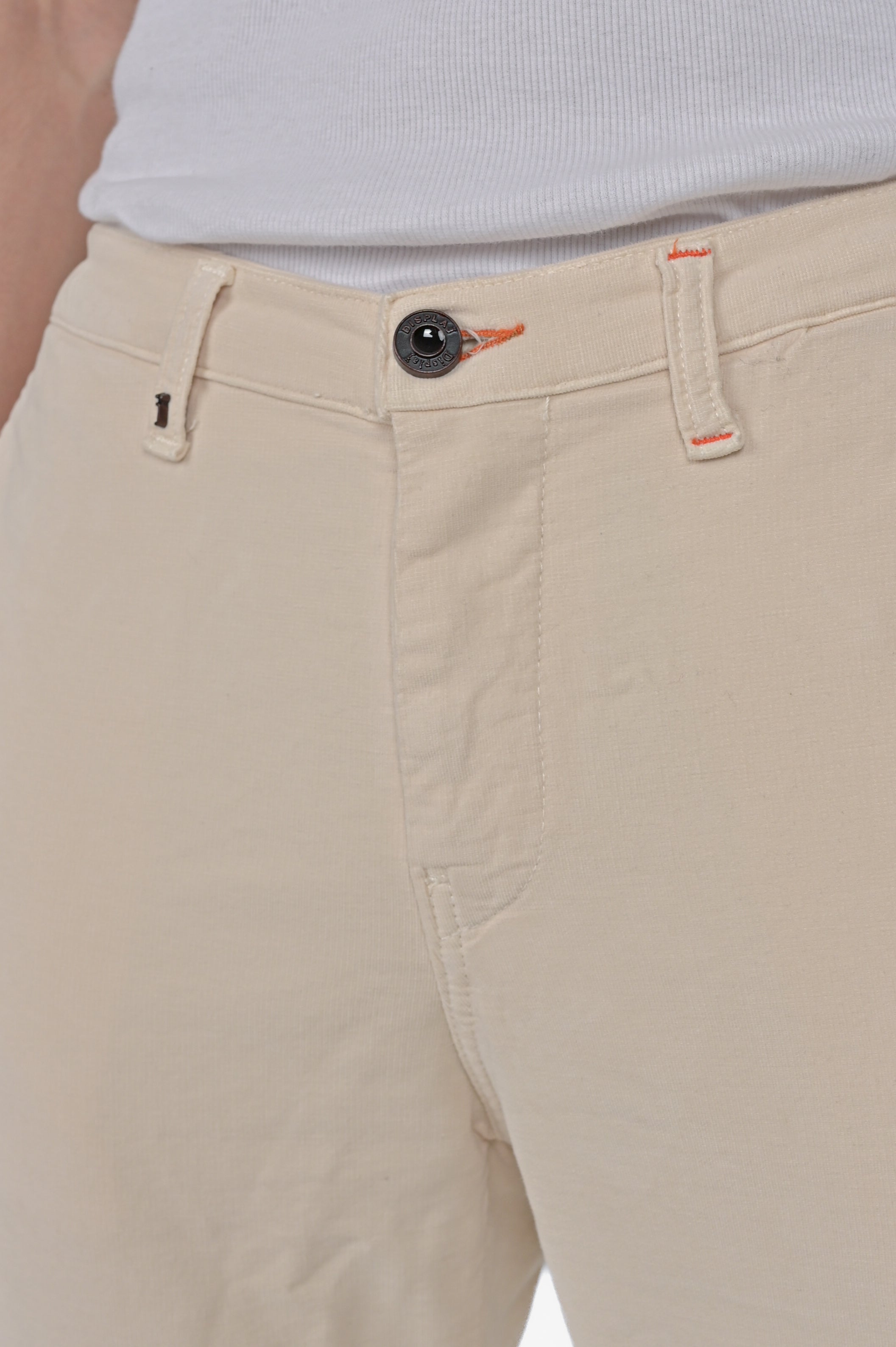 Pantaloni in Velluto Regular Sonic Smoth