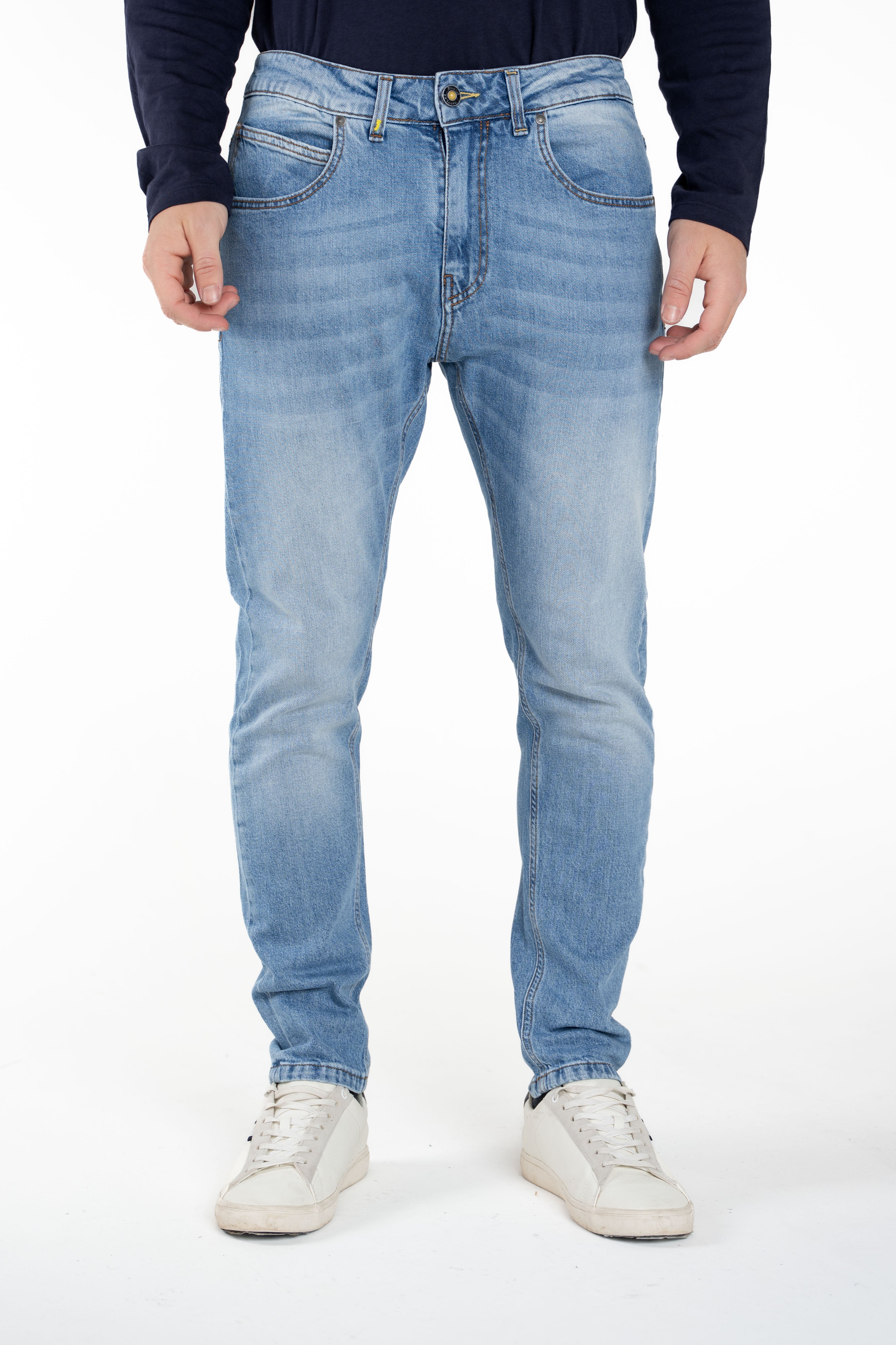 Jeans regular Kong Music Chiaro