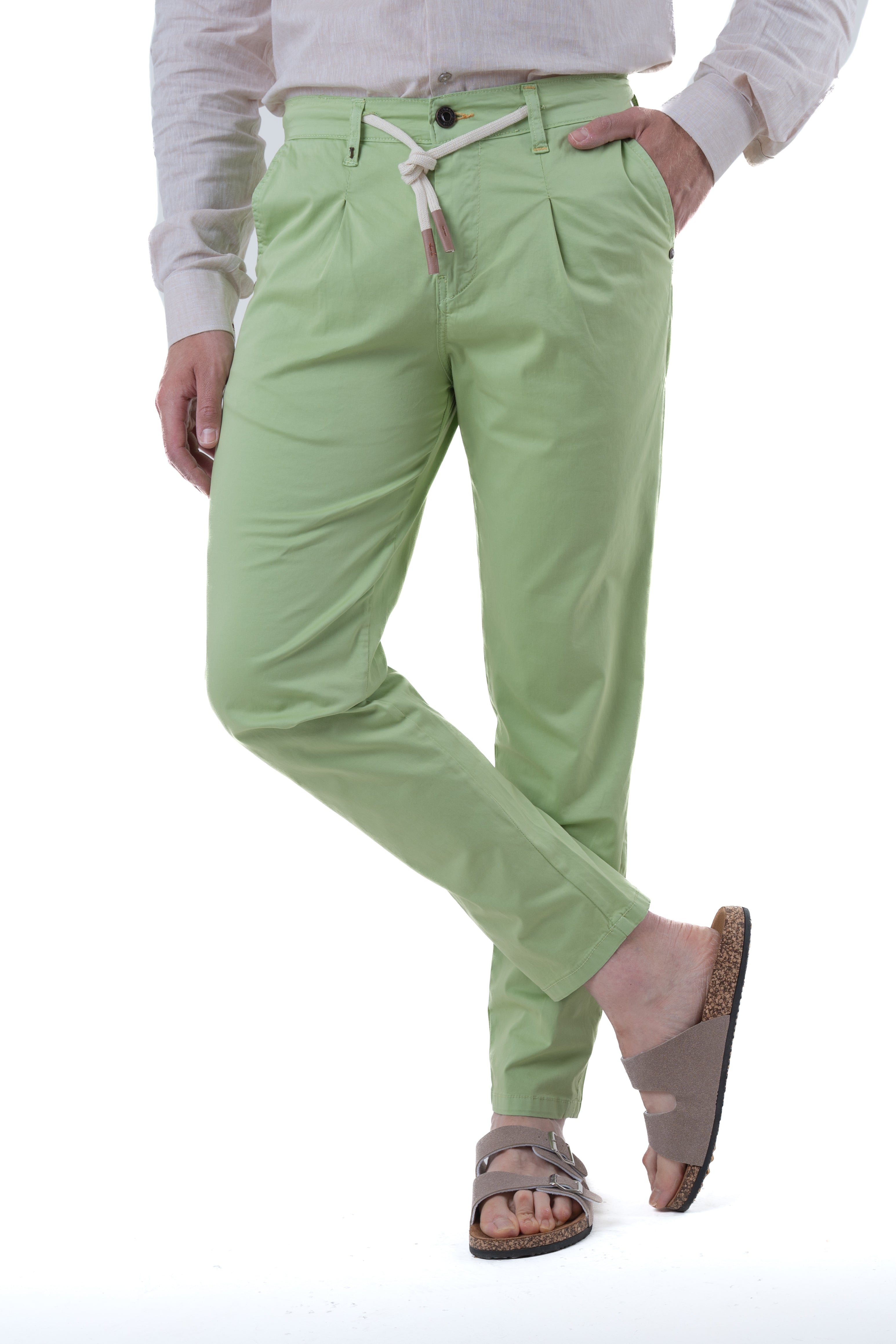 Pantaloni in cotone regular Different Raso SS25