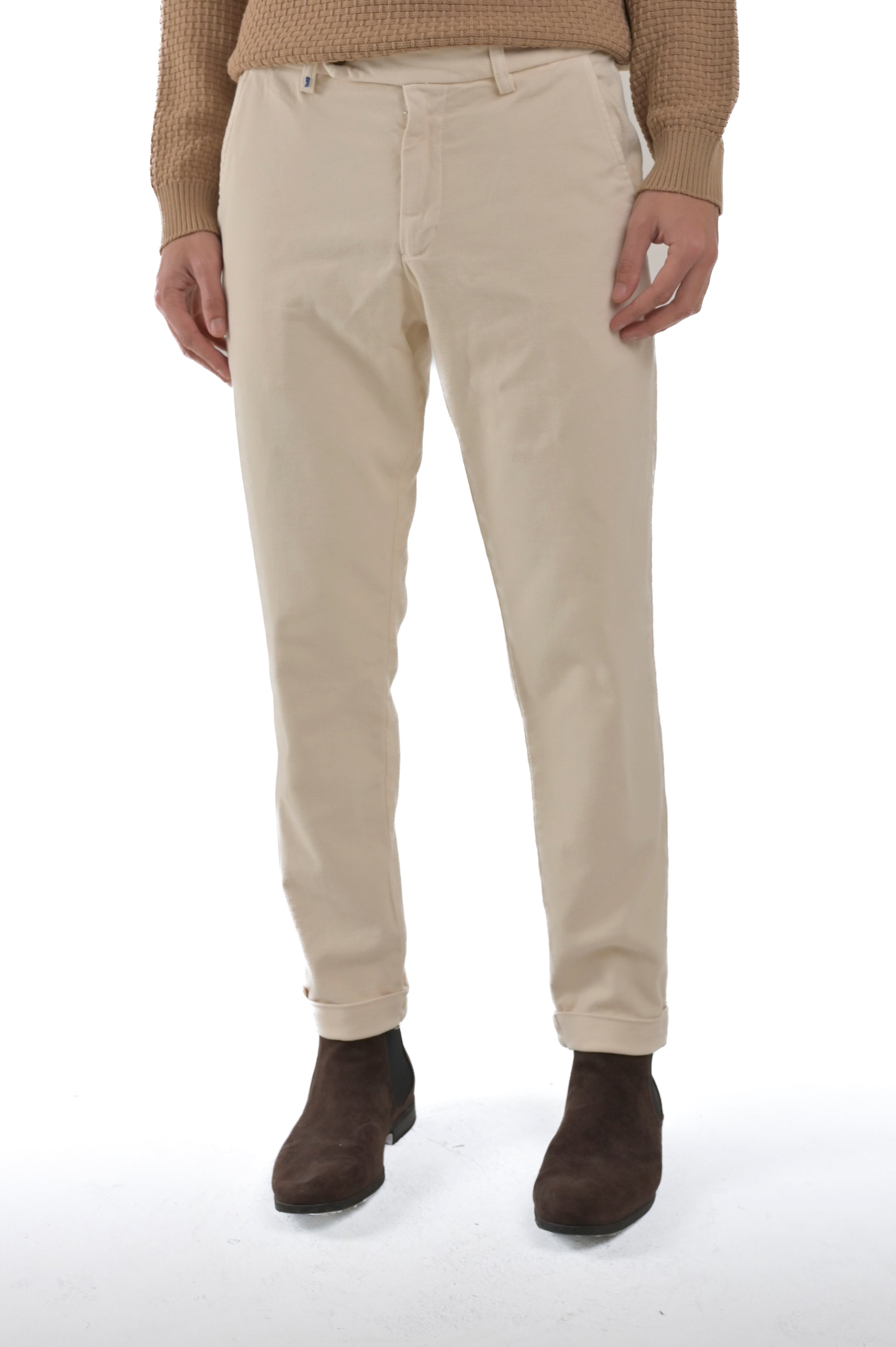 Pantaloni in Velluto Slim Racket