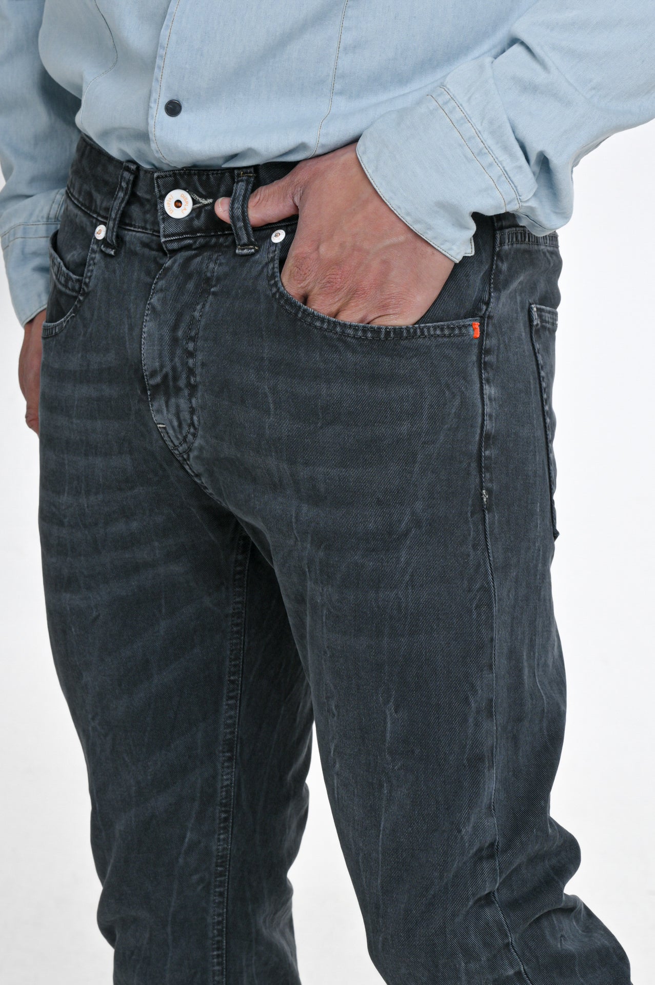 Pantaloni in cotone regular Kong DRL SS24