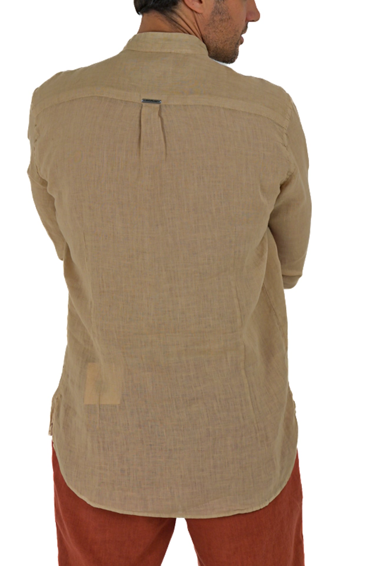 Camicia in lino regular Paul Lino beige SS26