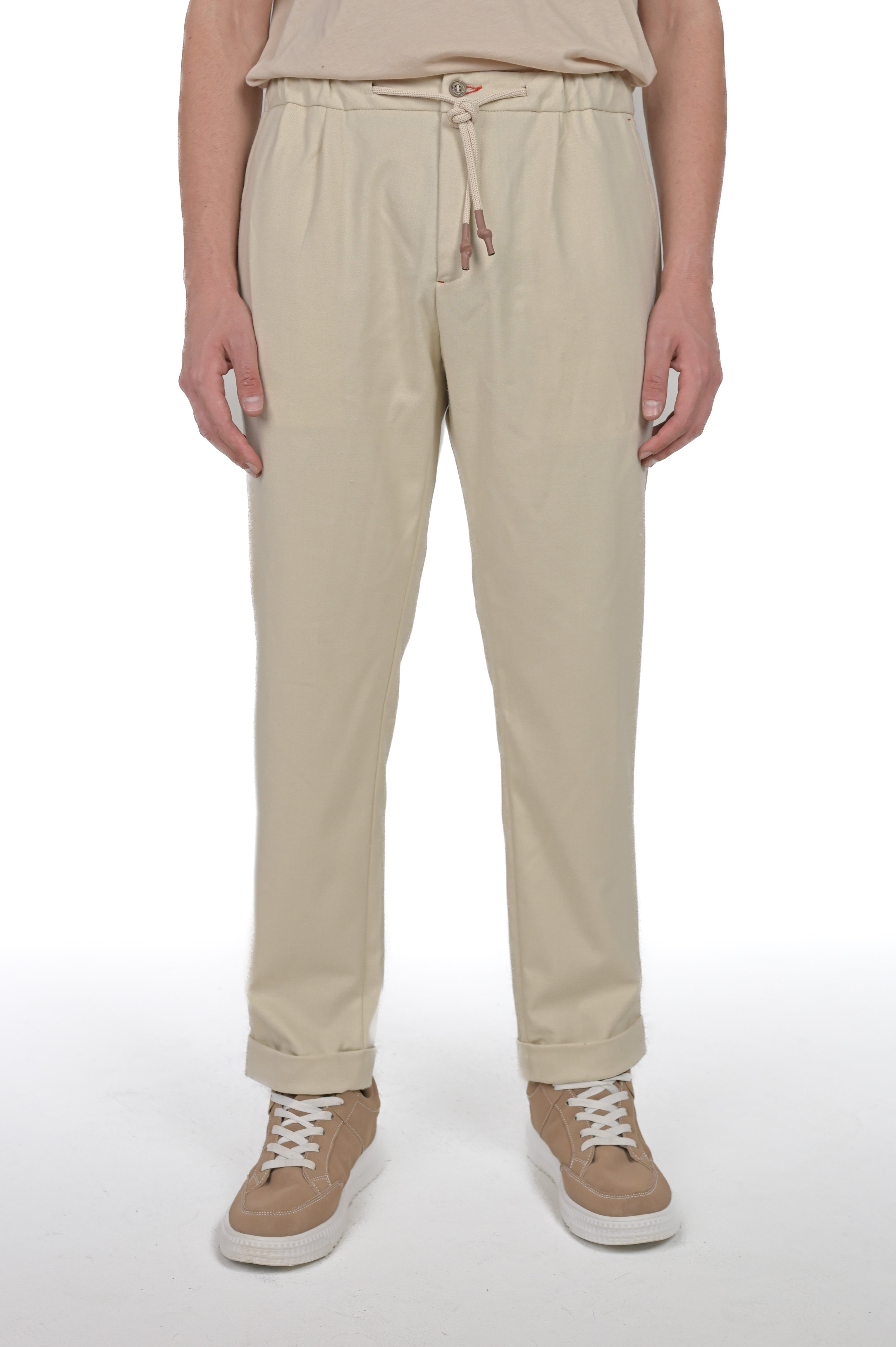 Pantaloni classici tapered Net Amarino FW24/25