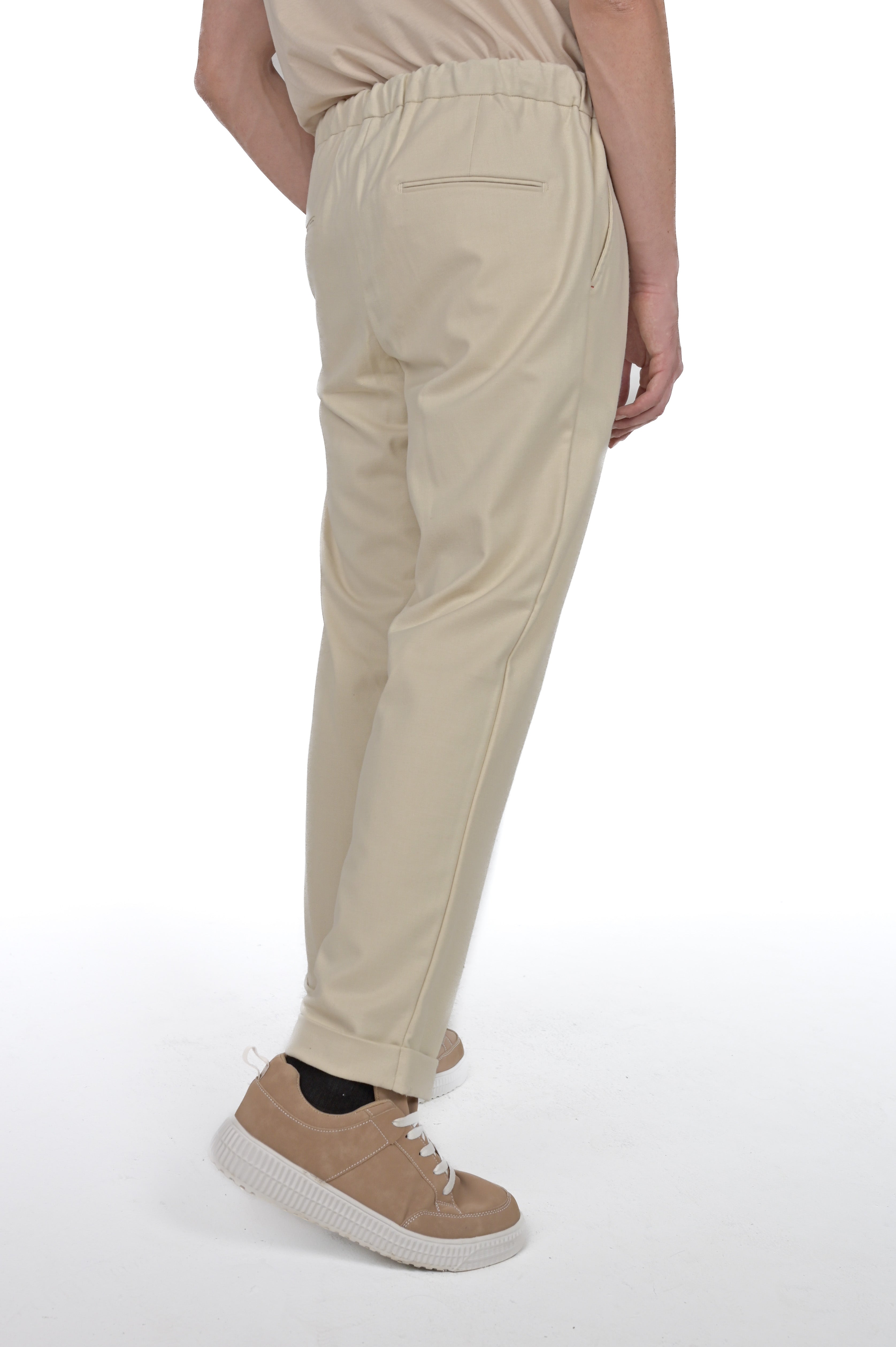 Pantaloni classici tapered Net Amarino FW24/25