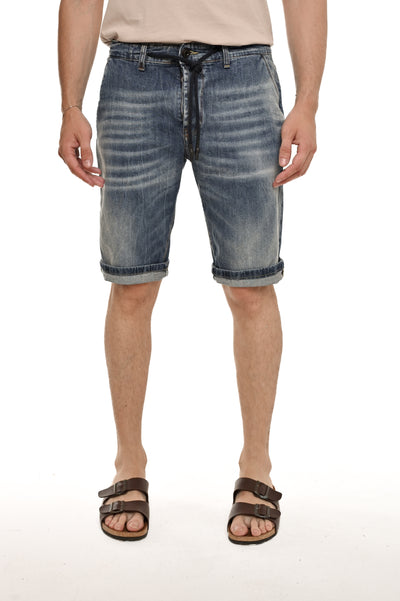 New Walter 15180 slim denim Bermuda shorts
