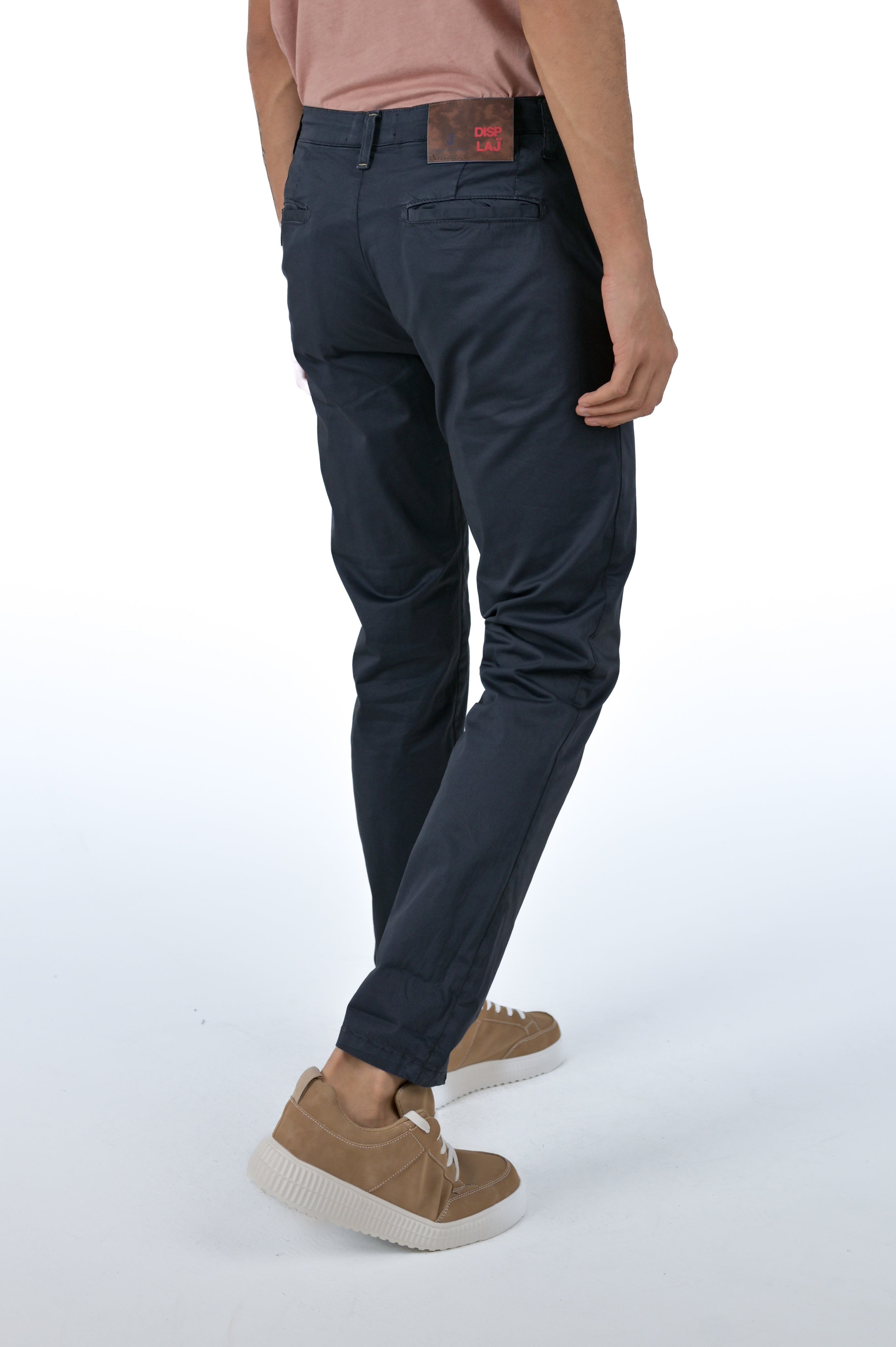 Pantaloni in cotone slim Sonic Raso Blu SS26