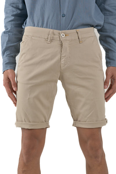 Bermuda in cotone slim Cristian Maldive SS25
