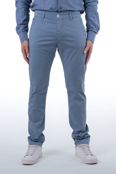 Pantaloni in cotone slim Kinos Lagoon SS26