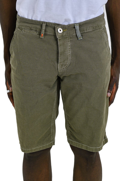 Bermuda in cotone slim Martin Scilla verde SS25
