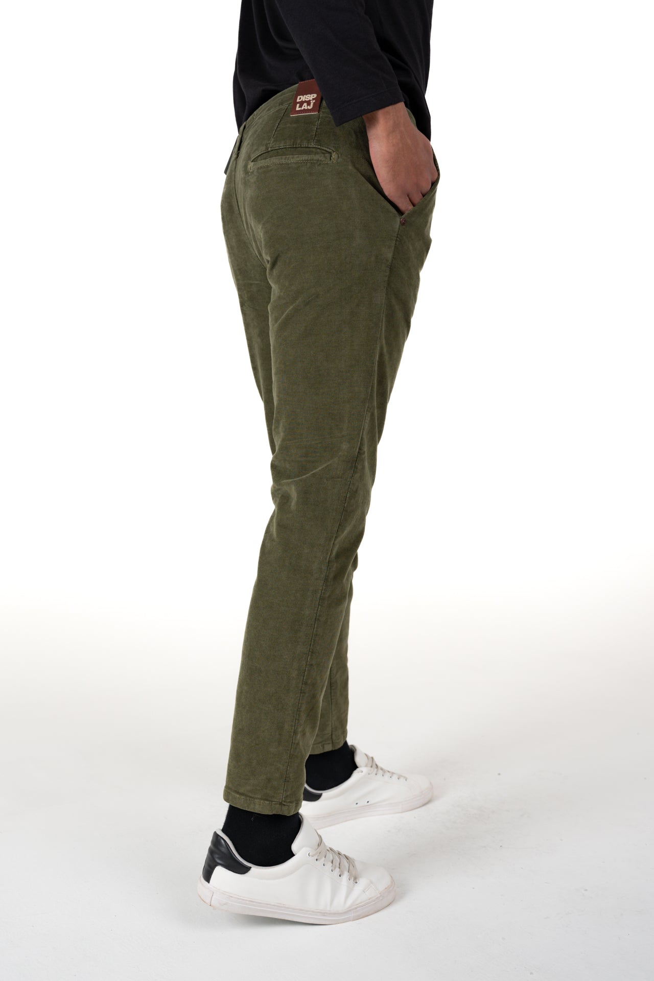 Pantaloni in Velluto Regular Sonic Smoth