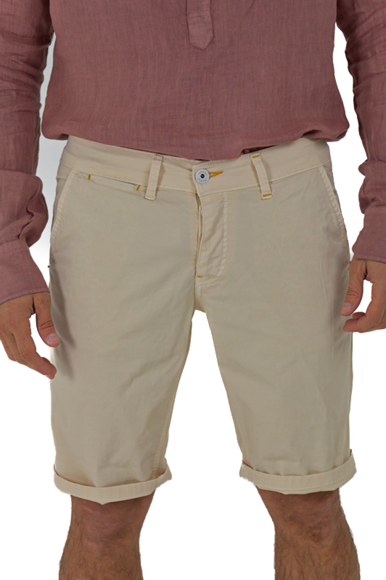 Bermuda in cotone slim Martin Maldive SS25