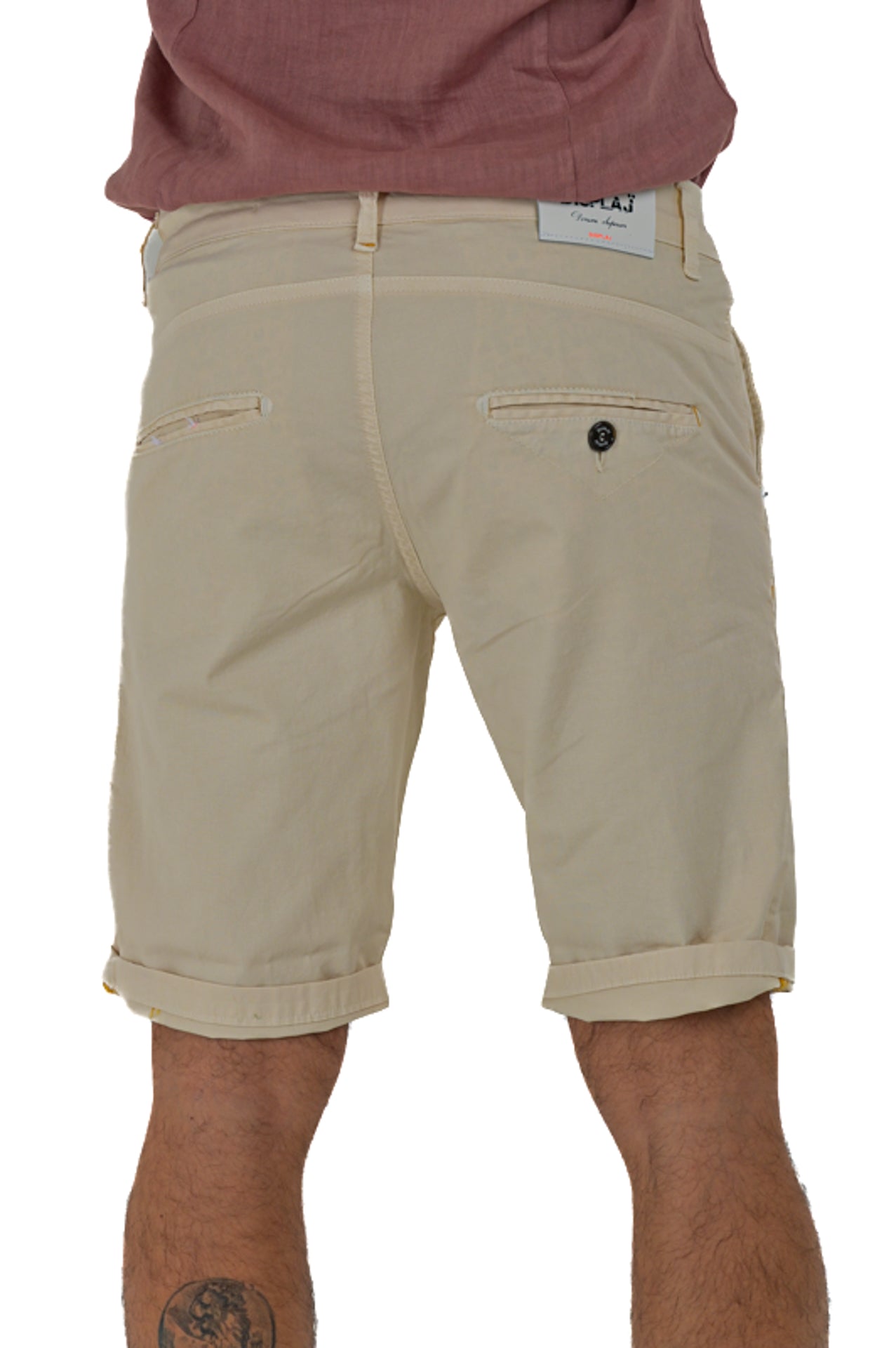 Bermuda in cotone slim Martin Maldive SS25