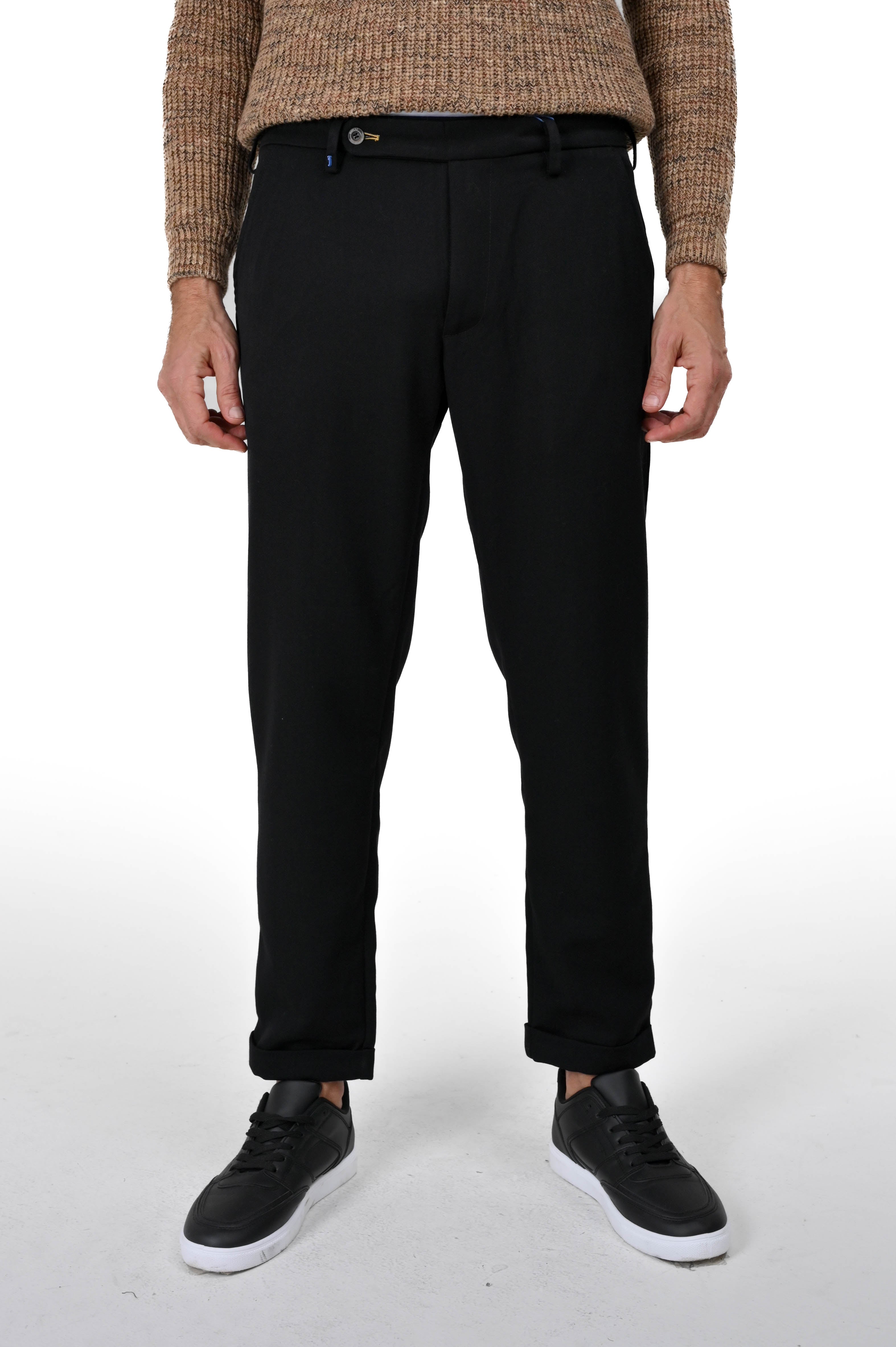 Classic slim Racket Wool earth trousers FW24/25