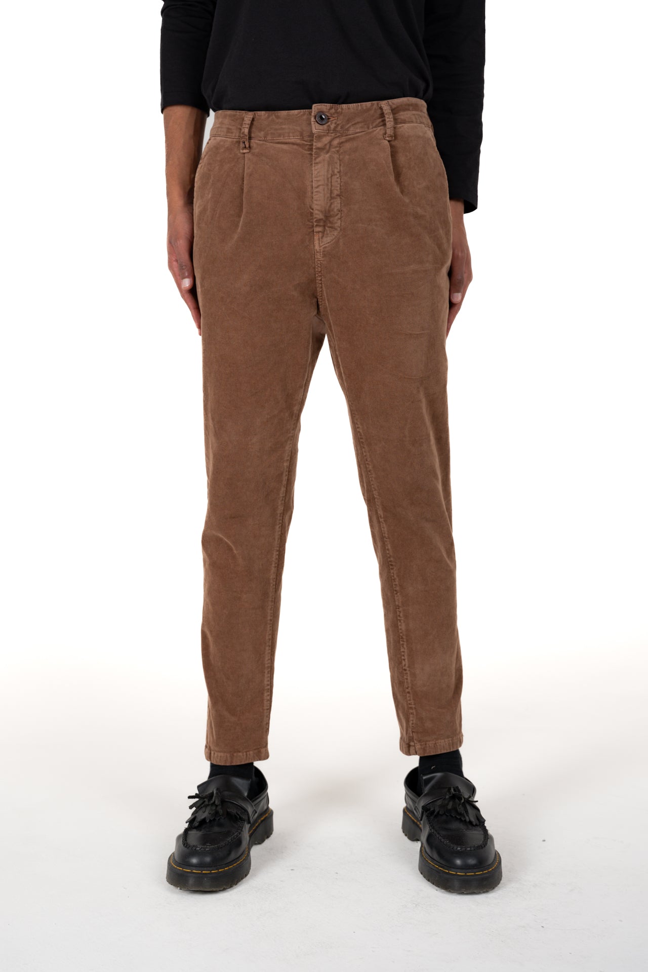 Pantaloni in Velluto carrot New Private