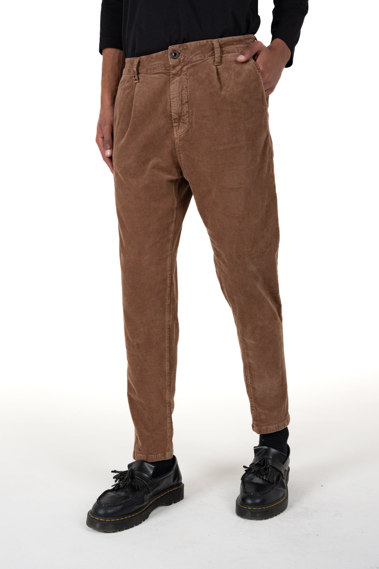 Pantaloni in Velluto carrot New Private