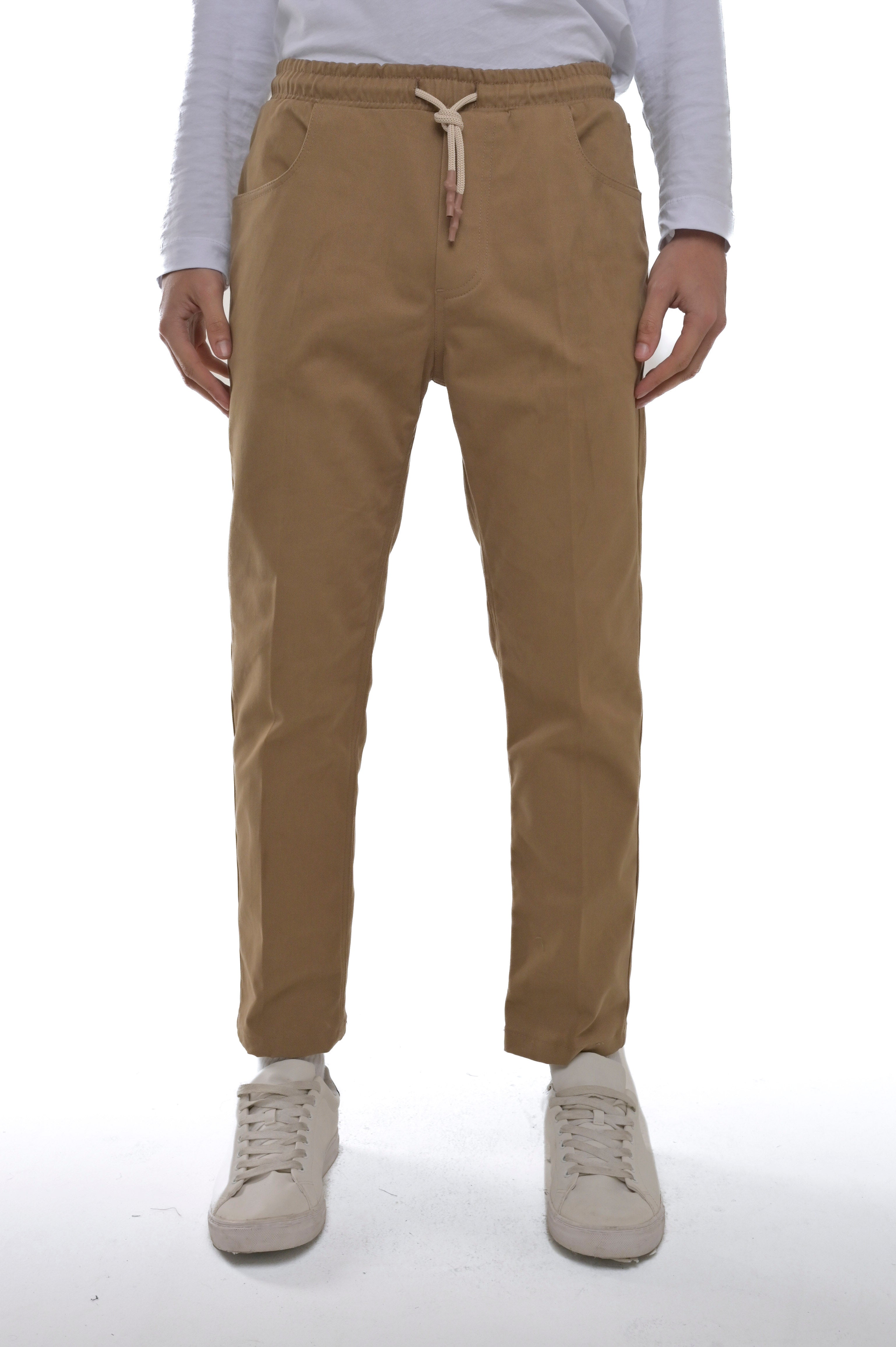 Black Spring Tapered Cotton Trousers FW24/25
