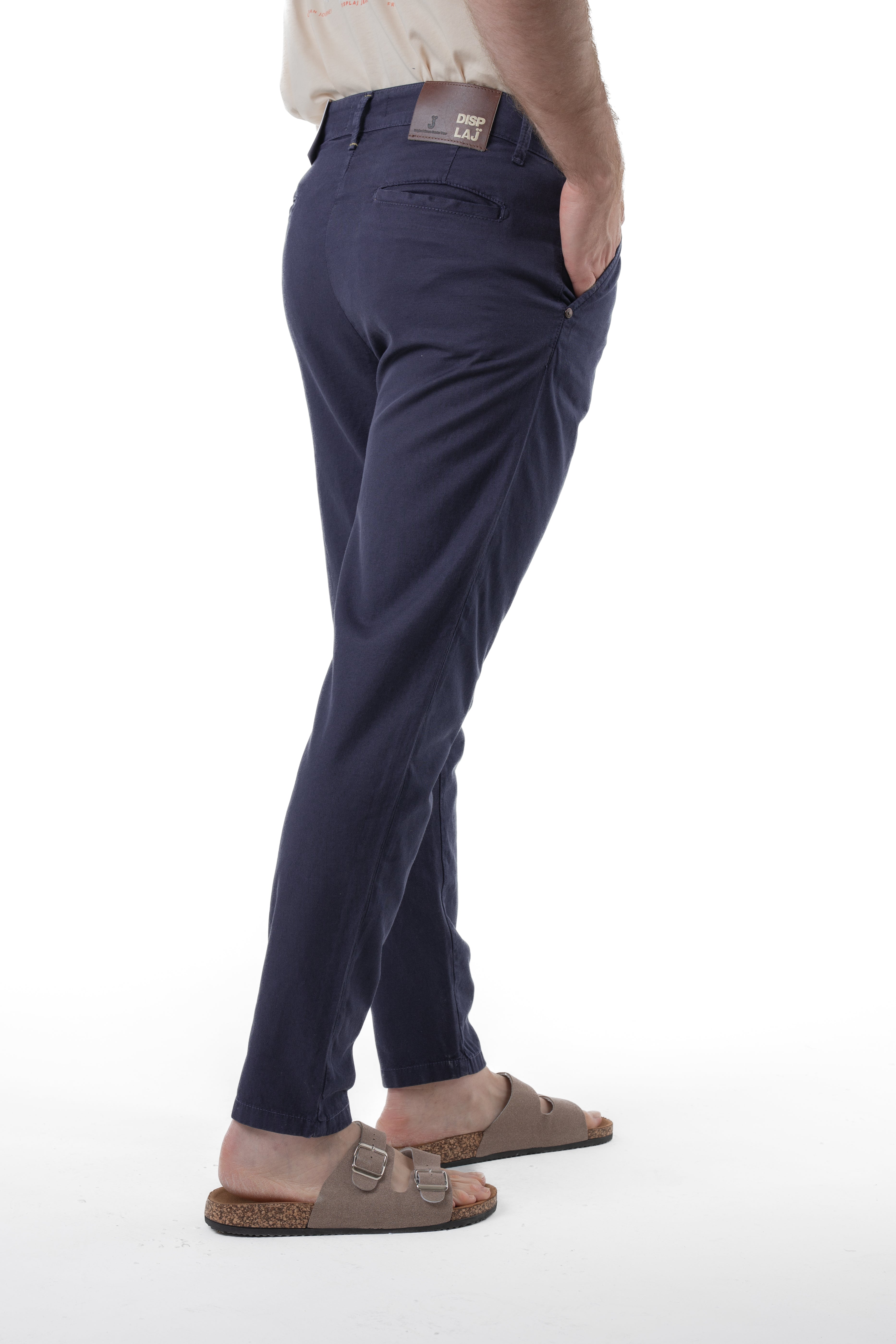 Pantaloni in lino tapered New Private Canarie SS25