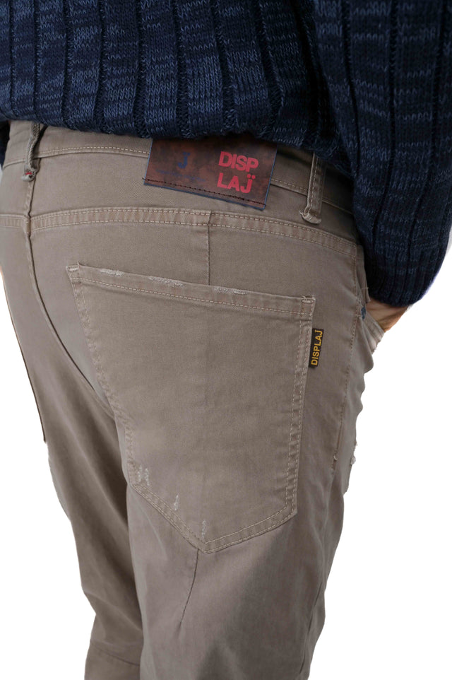 Pantaloni uomo in cotone tapered fit AI 4324 in vari colori - Displaj