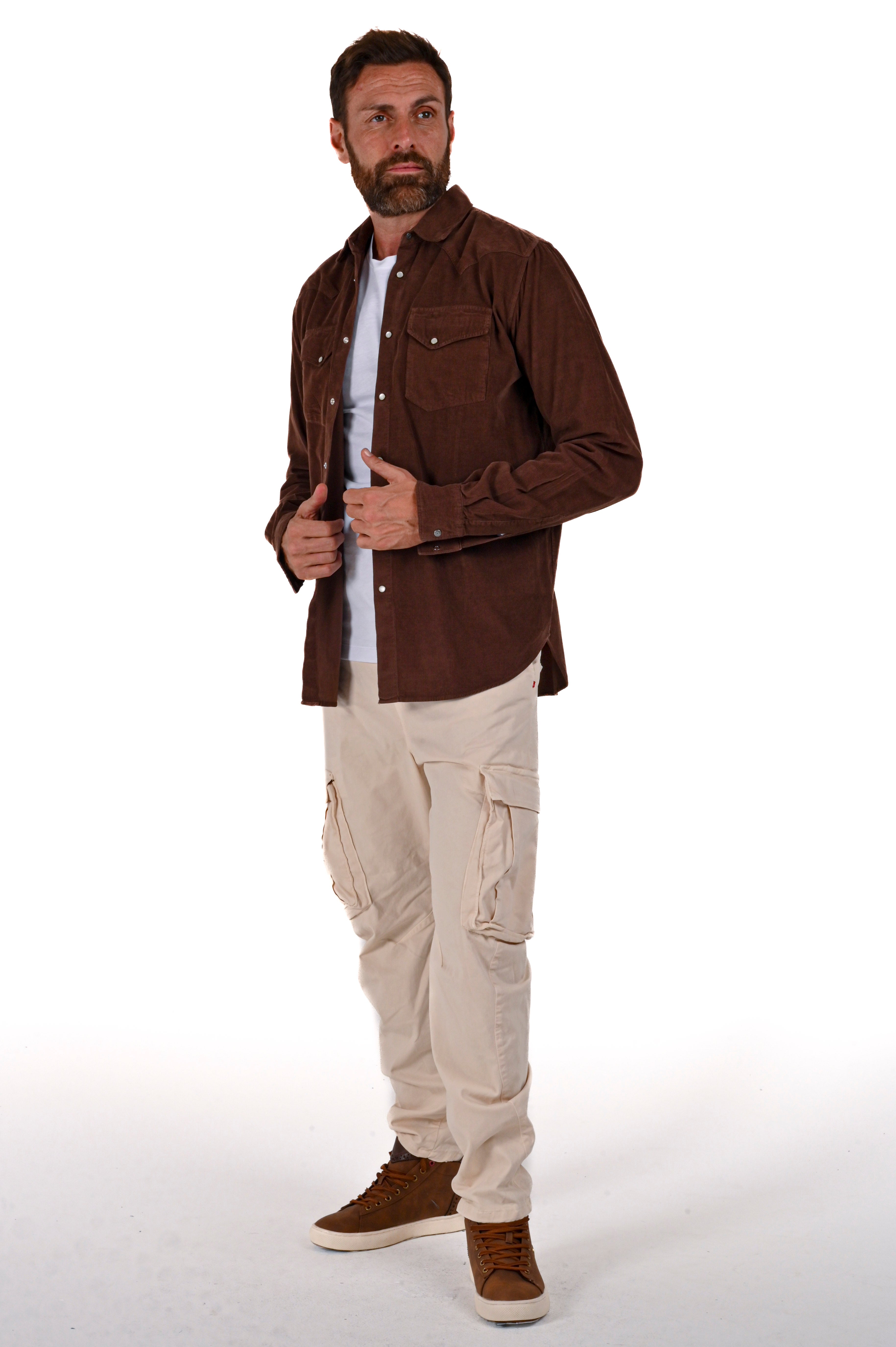 Spy Black Velvet Shirt FW24/25