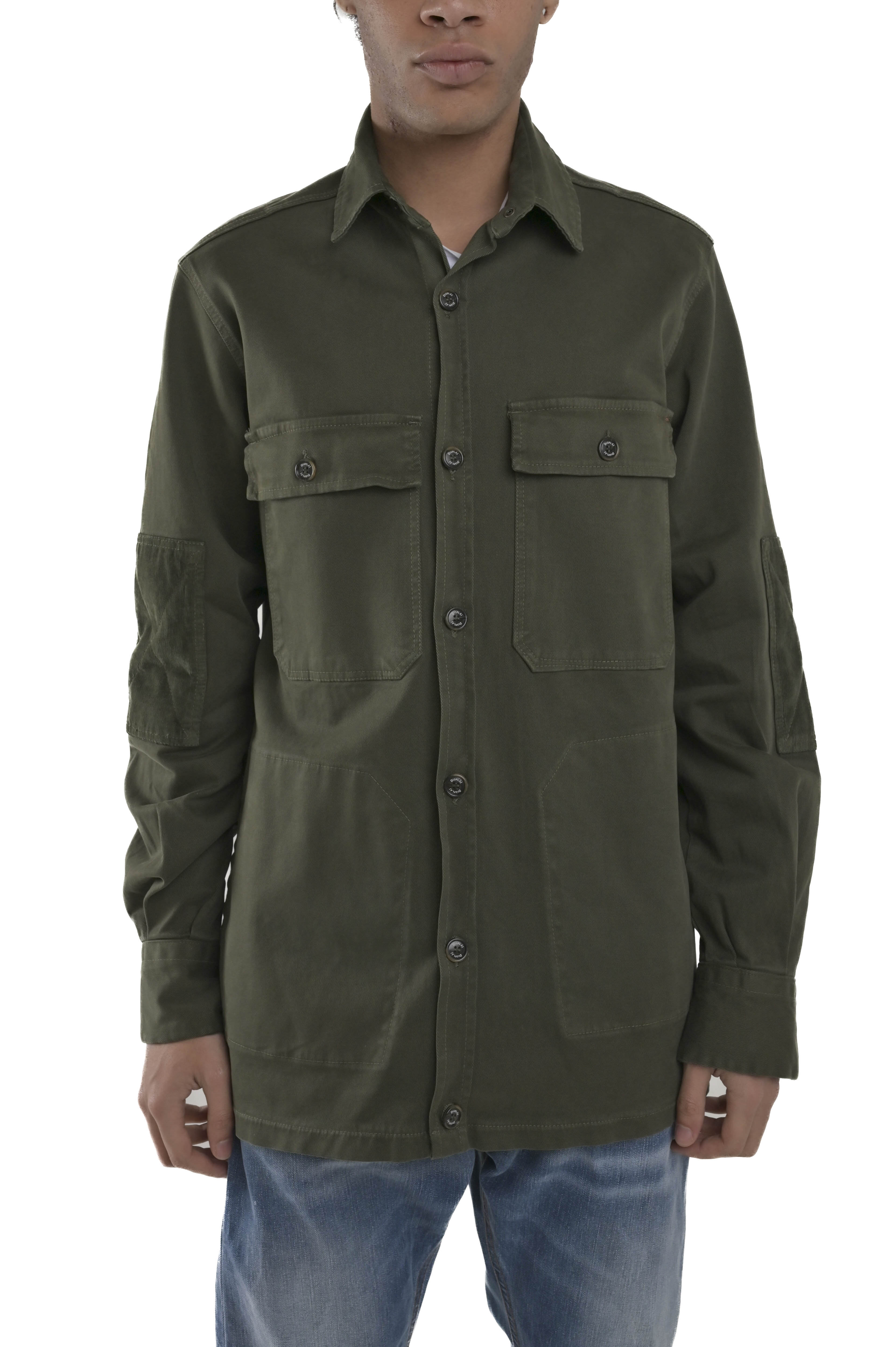 Adige Green Regular Cotton Shirt FW24/25