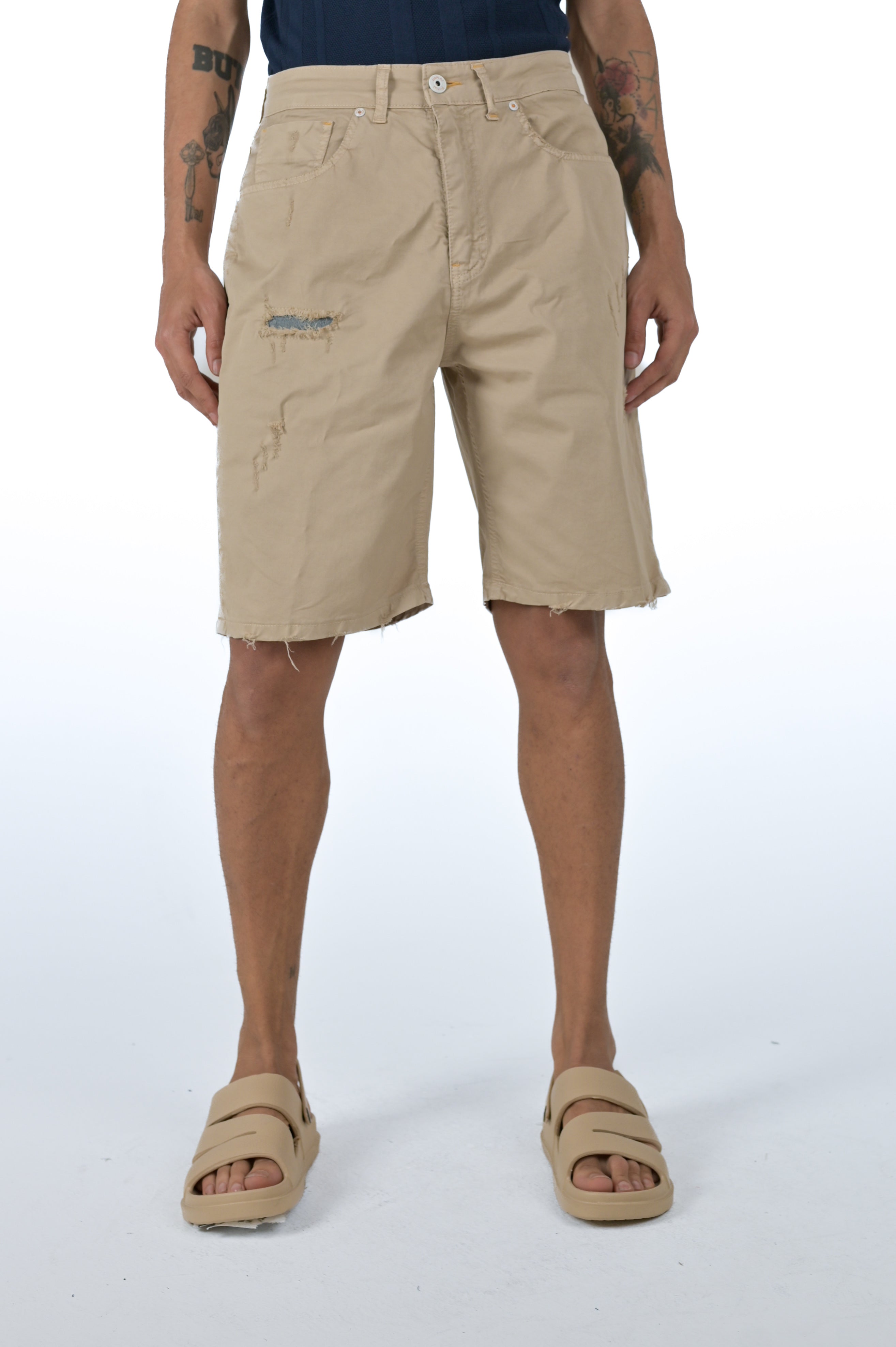 Bermuda Cotton Loose Fruit AM3 Beige SS24