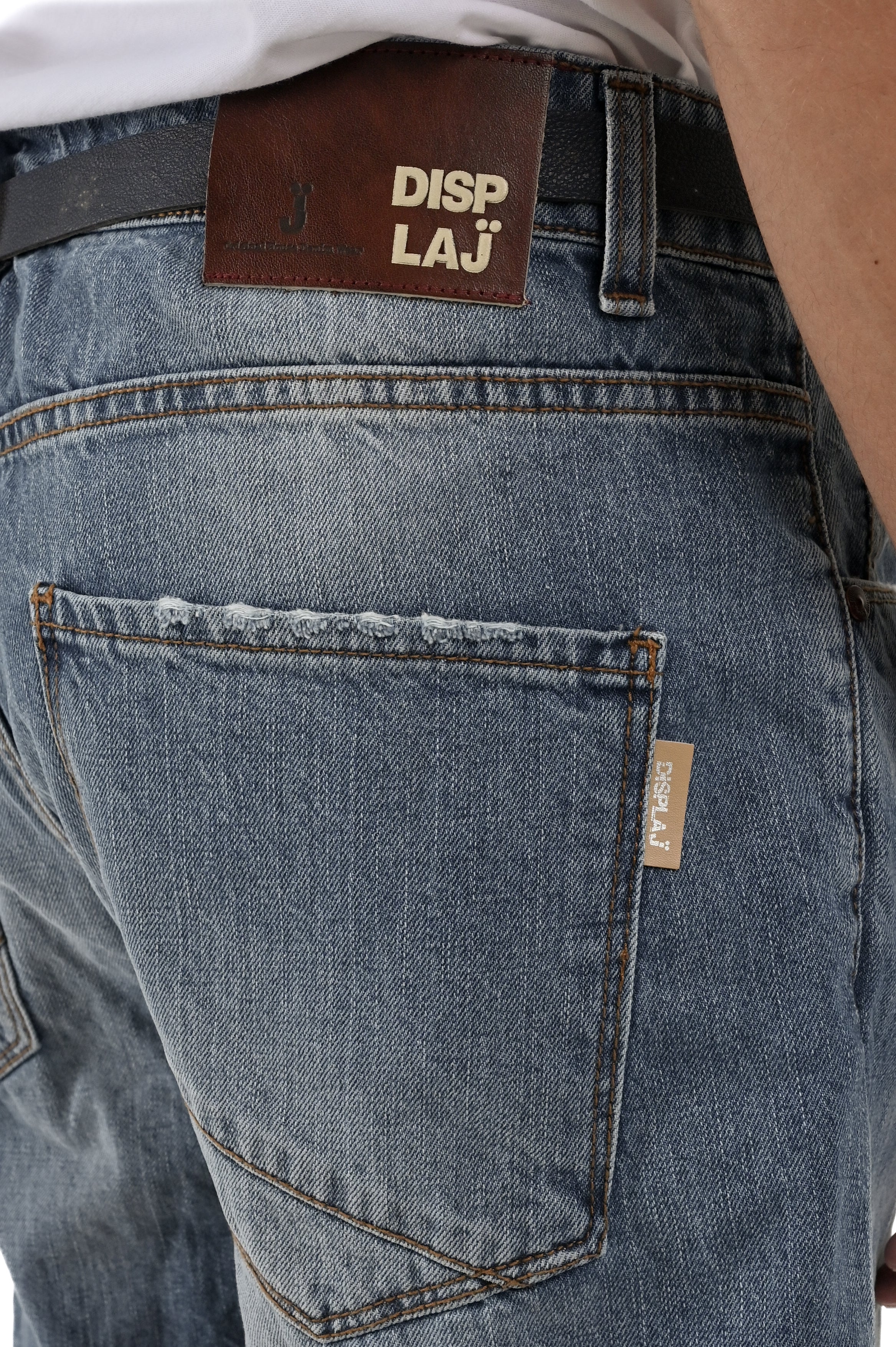 Lobo PR107 SS24 slim denim shorts