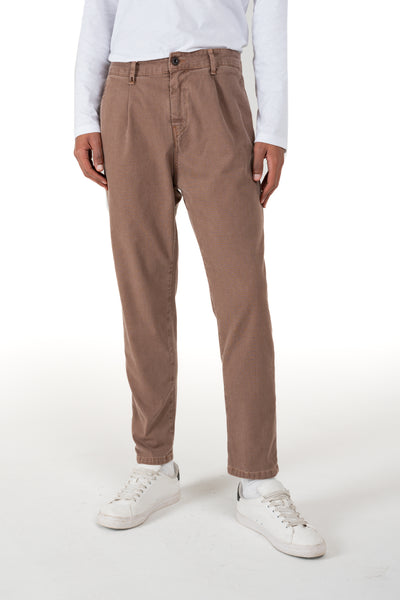 Pantaloni carrot New Private Kamari mattone