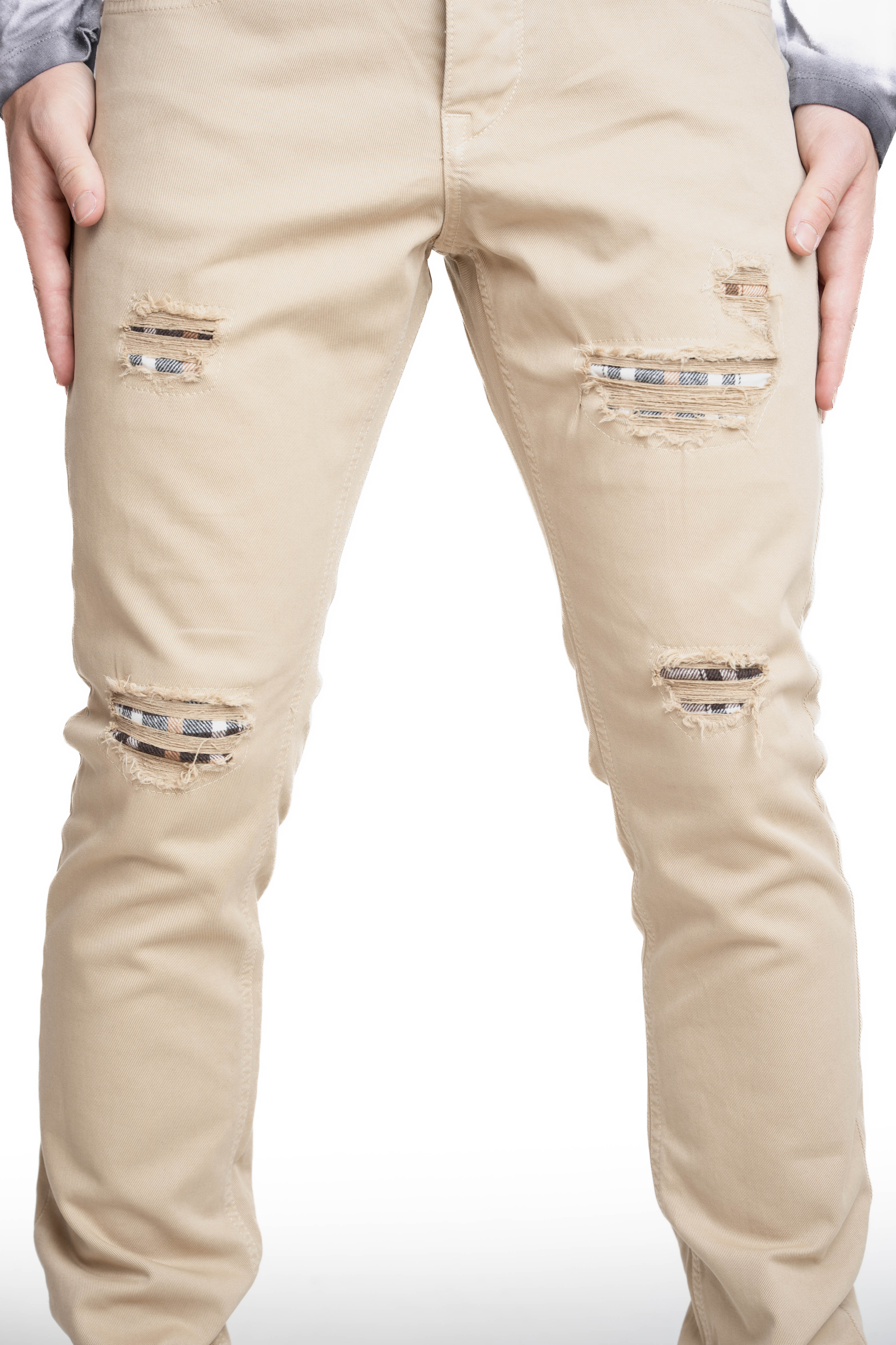 Pantaloni Slim New London Bull Beige