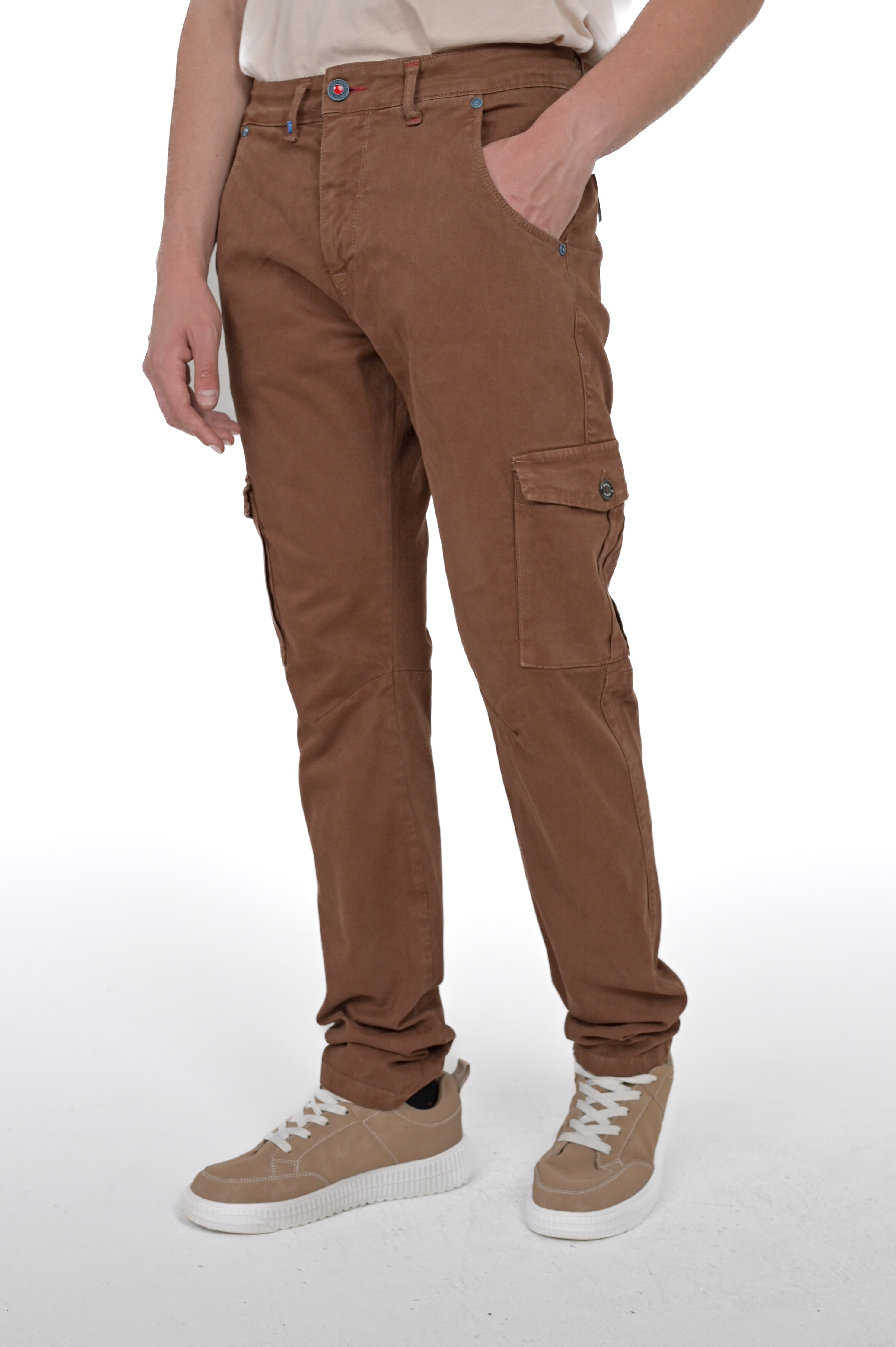 Pantaloni in cotone slim Cezanne FW24/25