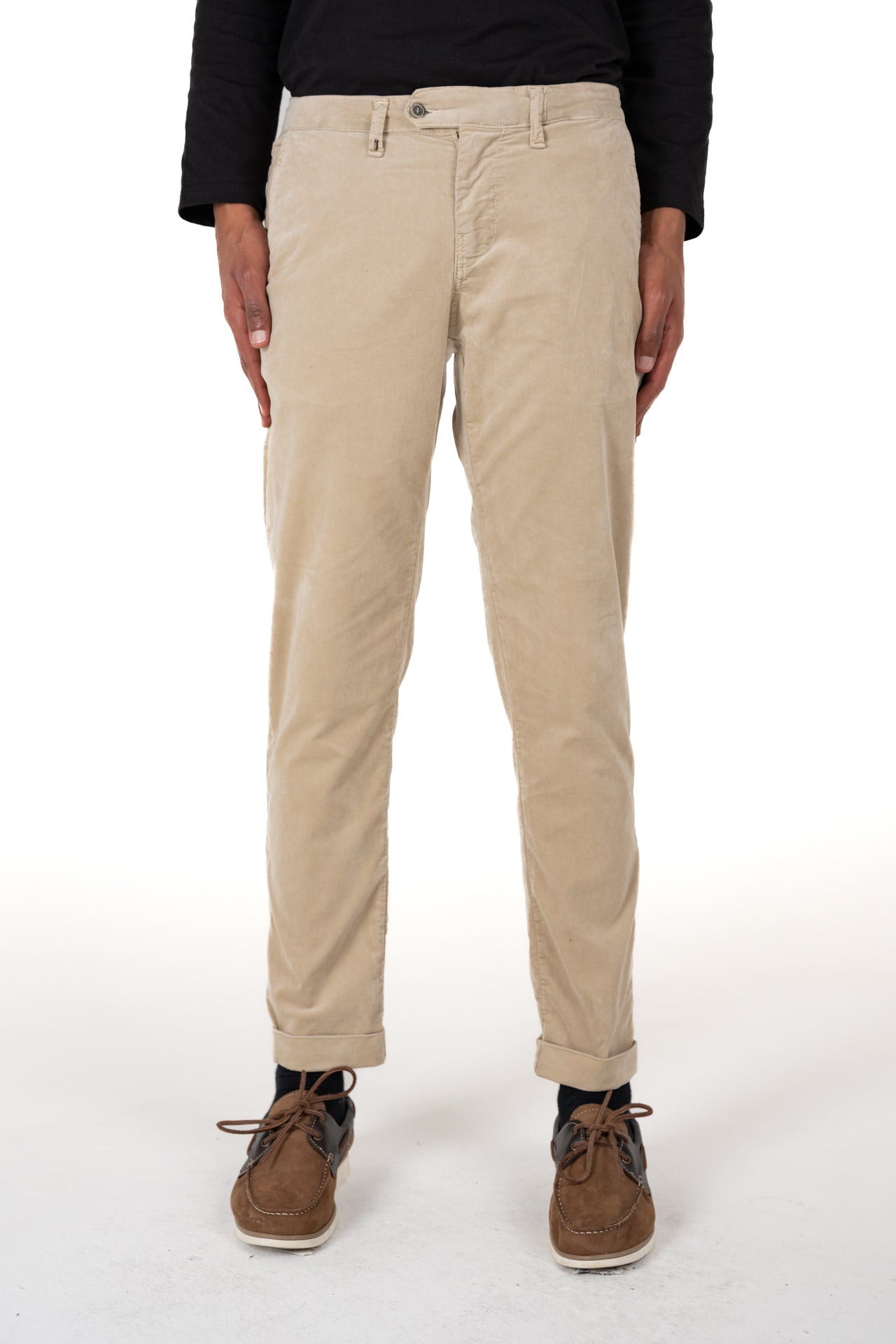 Pantaloni in Velluto Slim Racket