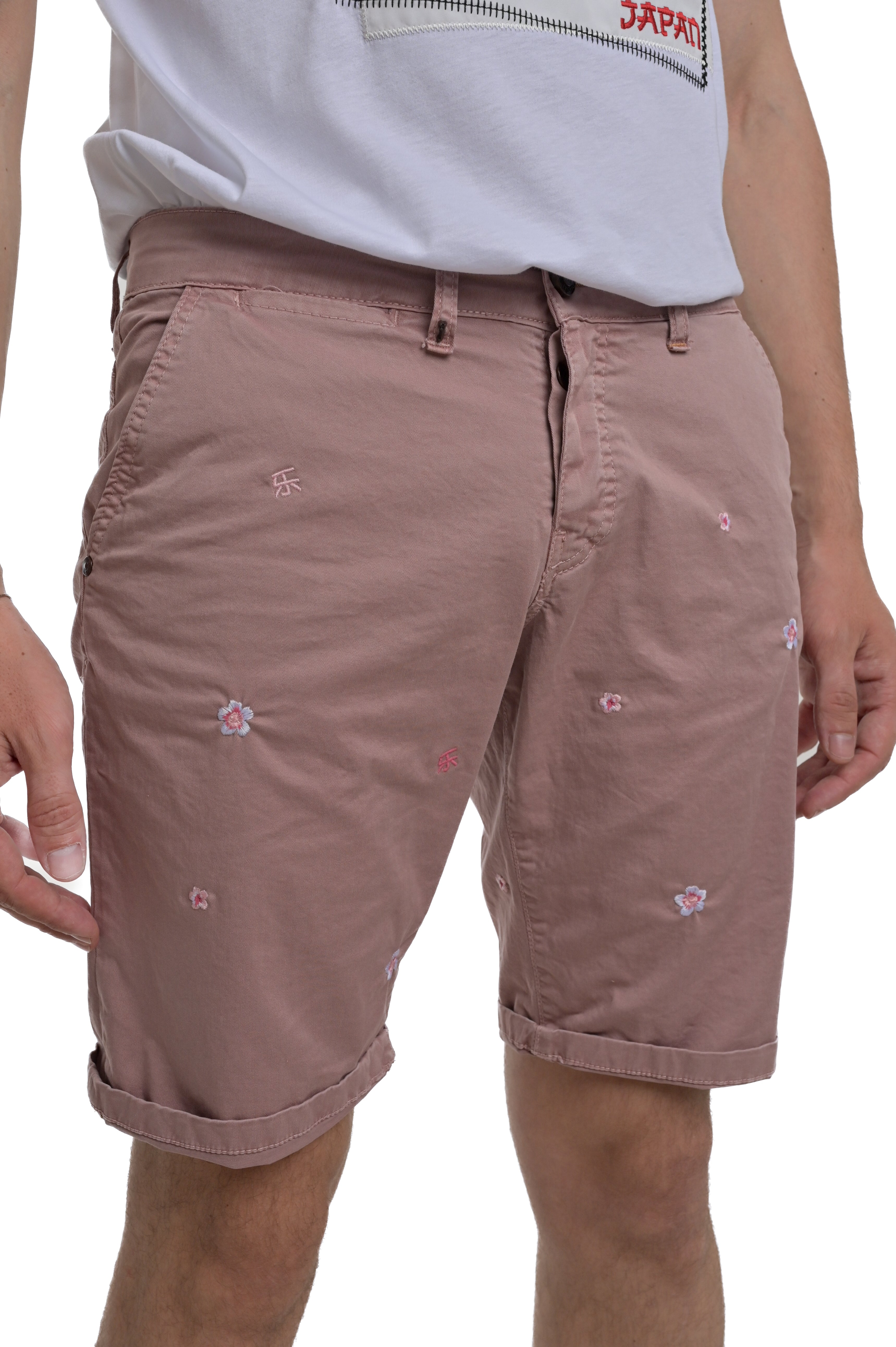 New Walter 15180 slim denim Bermuda shorts