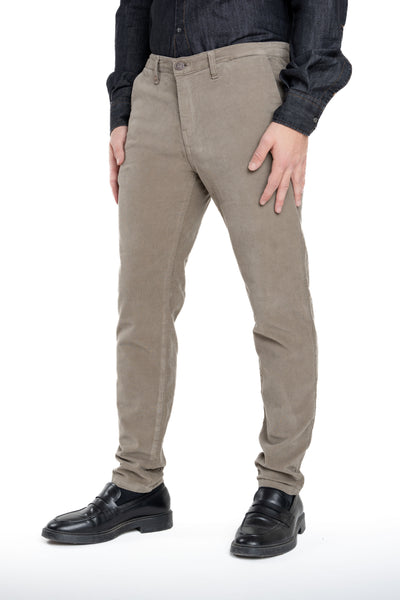 Pantaloni in Velluto Regular Sonic Smoth