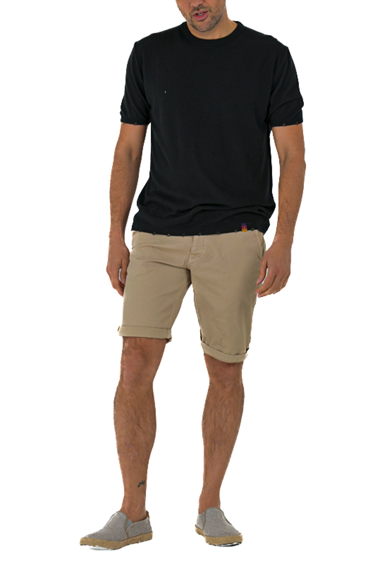 Bermuda in cotone slim Martin Maldive SS25