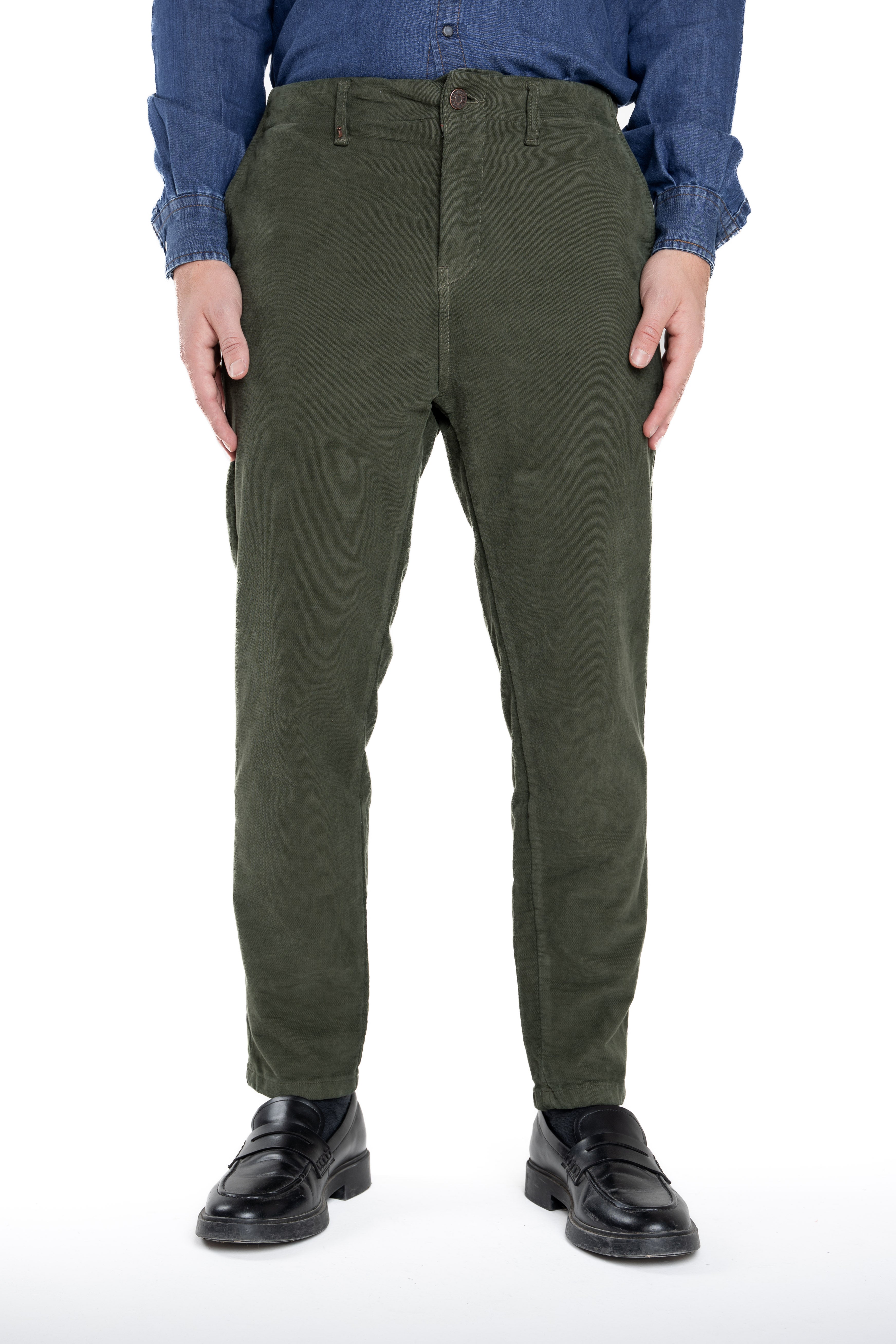 Pantaloni Slim in Velluto Street Ottawa