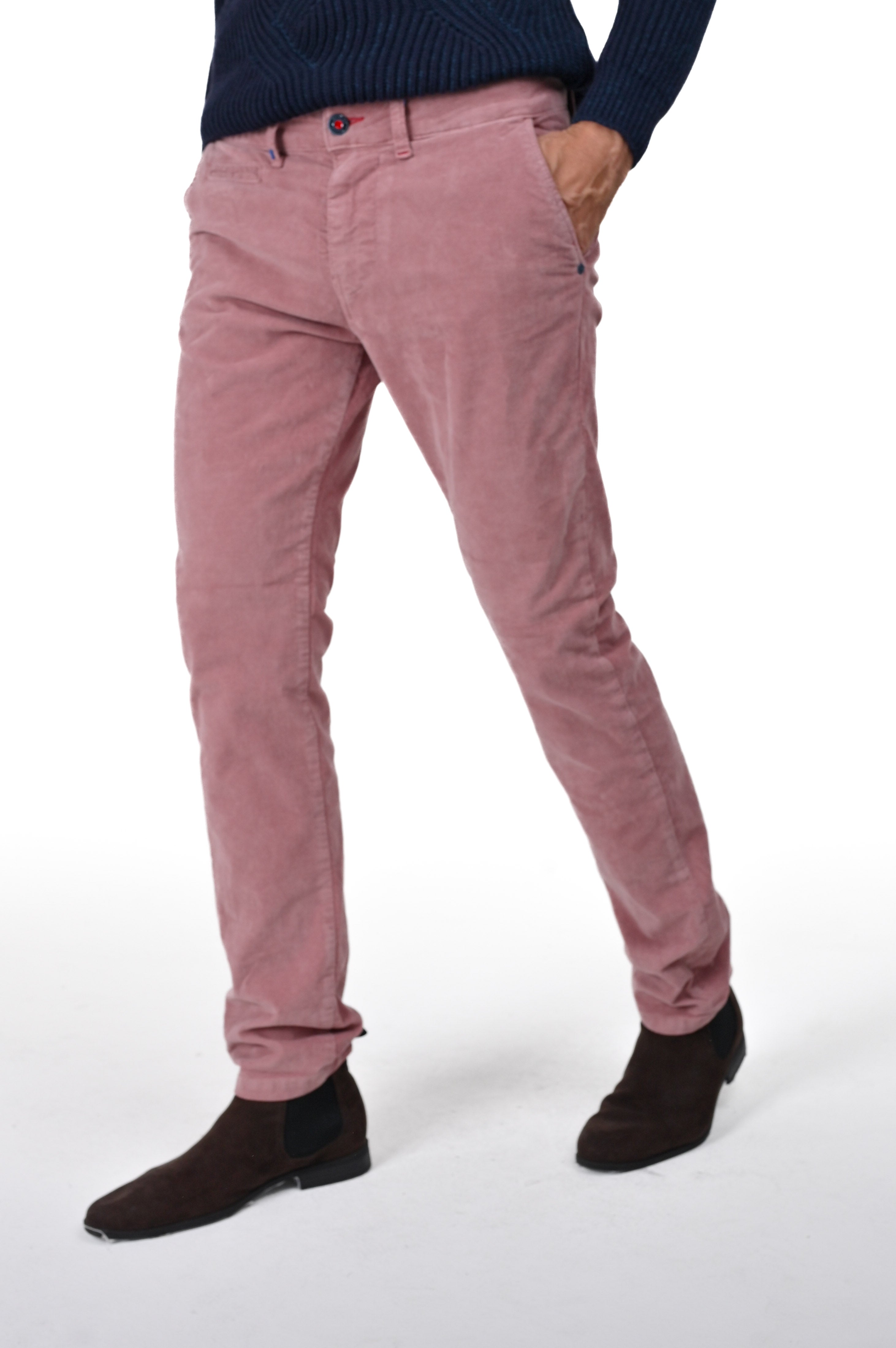 Pantaloni in velluto slim Kinos Mertes fit FW23/24